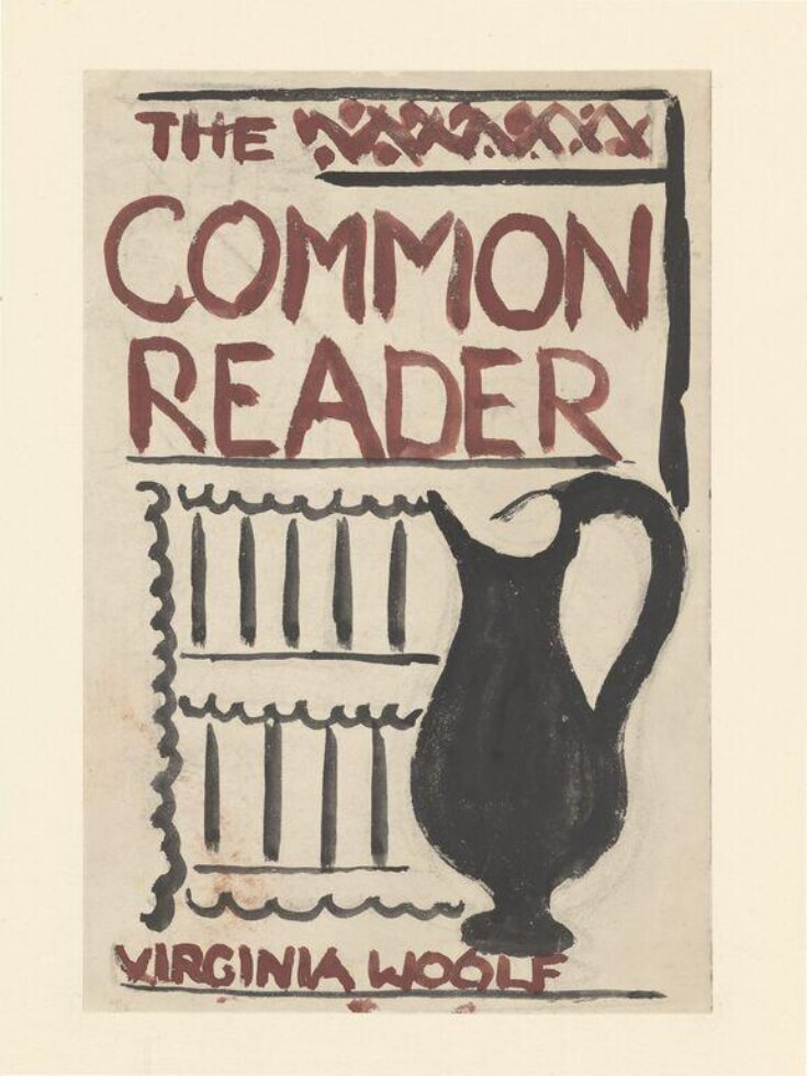 Design For Book Cover Of The Common Reader By Virginia Woolf