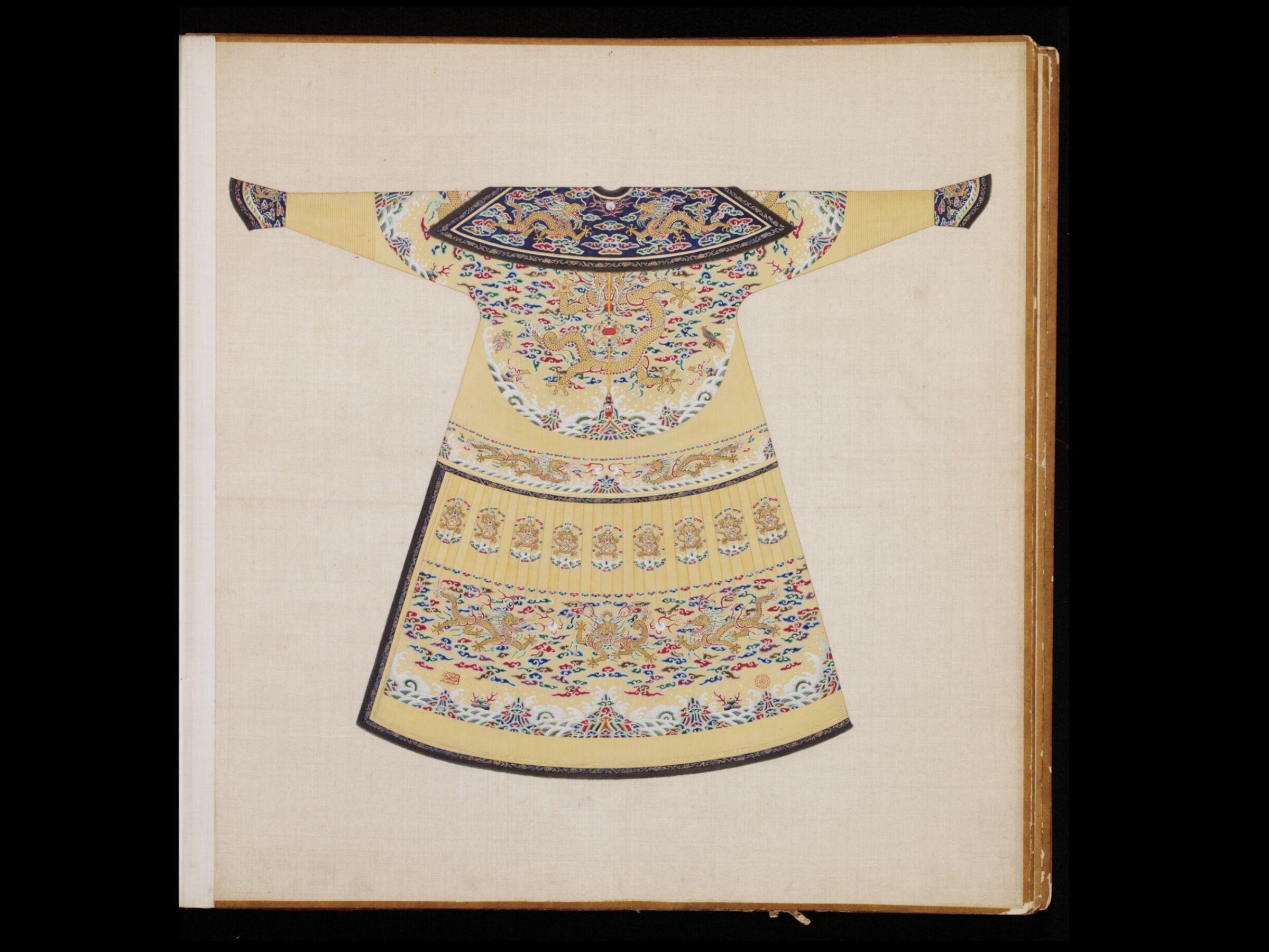The Back of a Winter Court Robe Worn by the Emperor, Leng Jian, 1736-1795