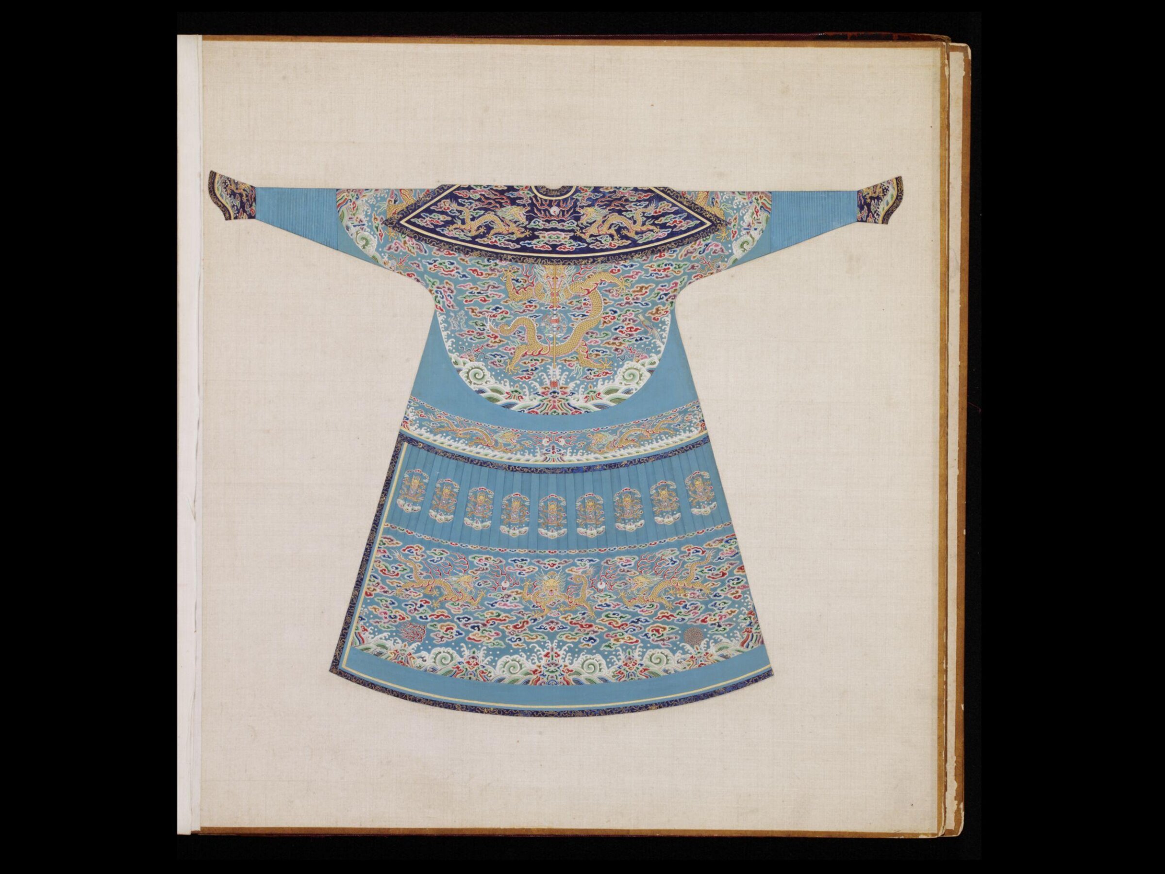 The Back of a Summer Court Robe Worn by the Emperor, Leng Jian, 1736-1795