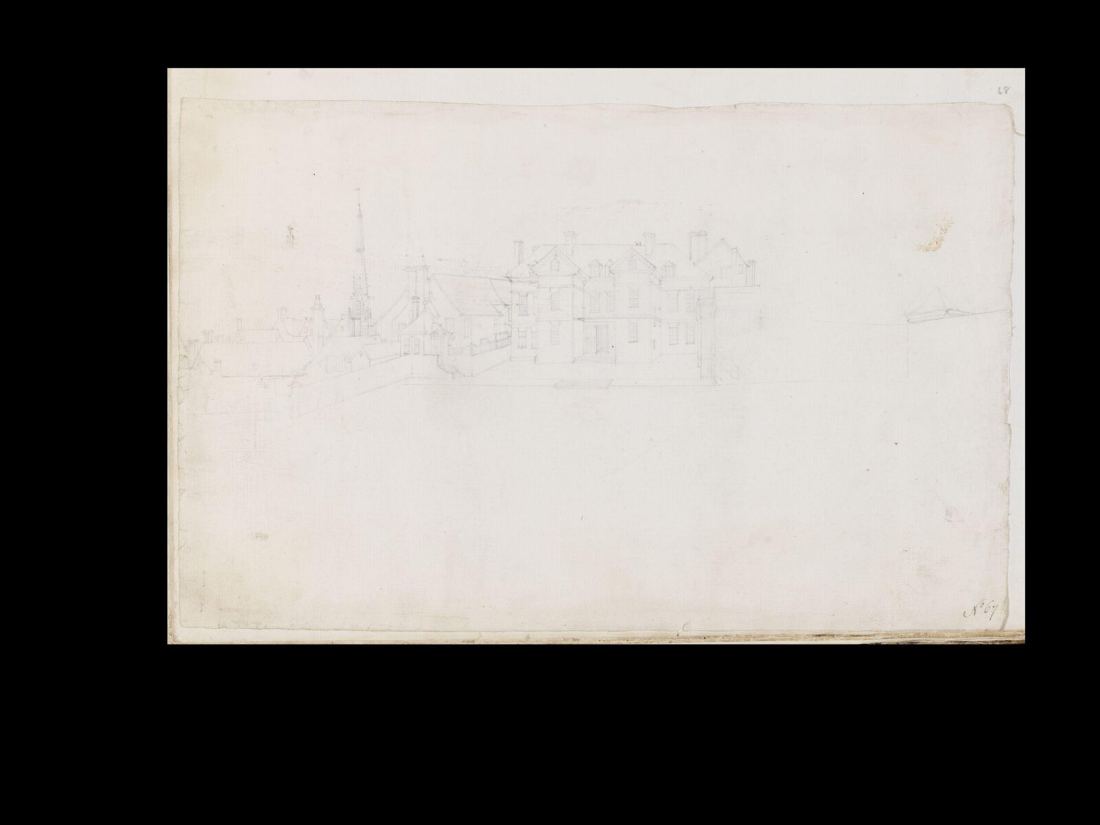 Drawing, Thomas Robins, 18th century