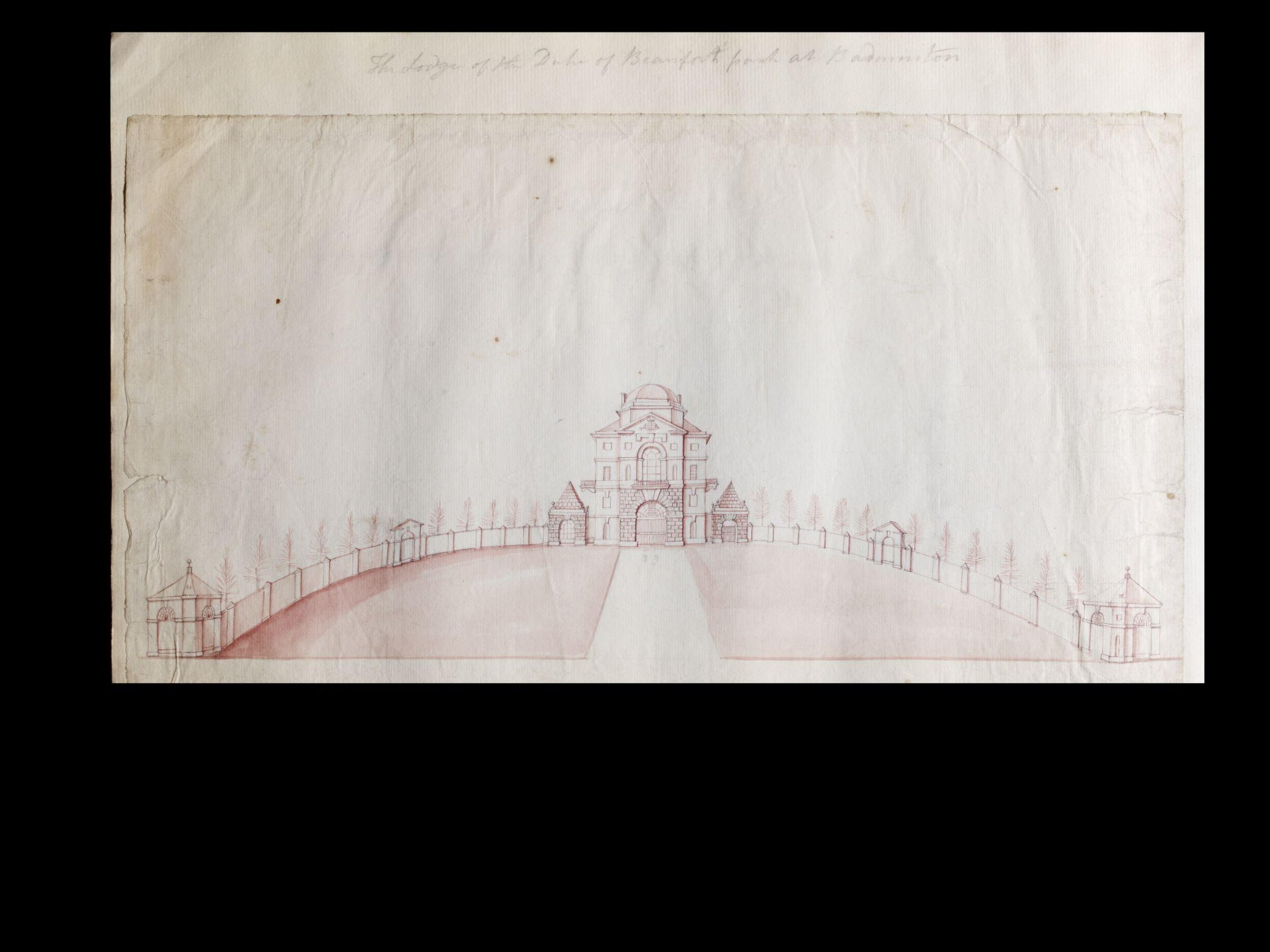 Drawing, Thomas Robins, 18th century