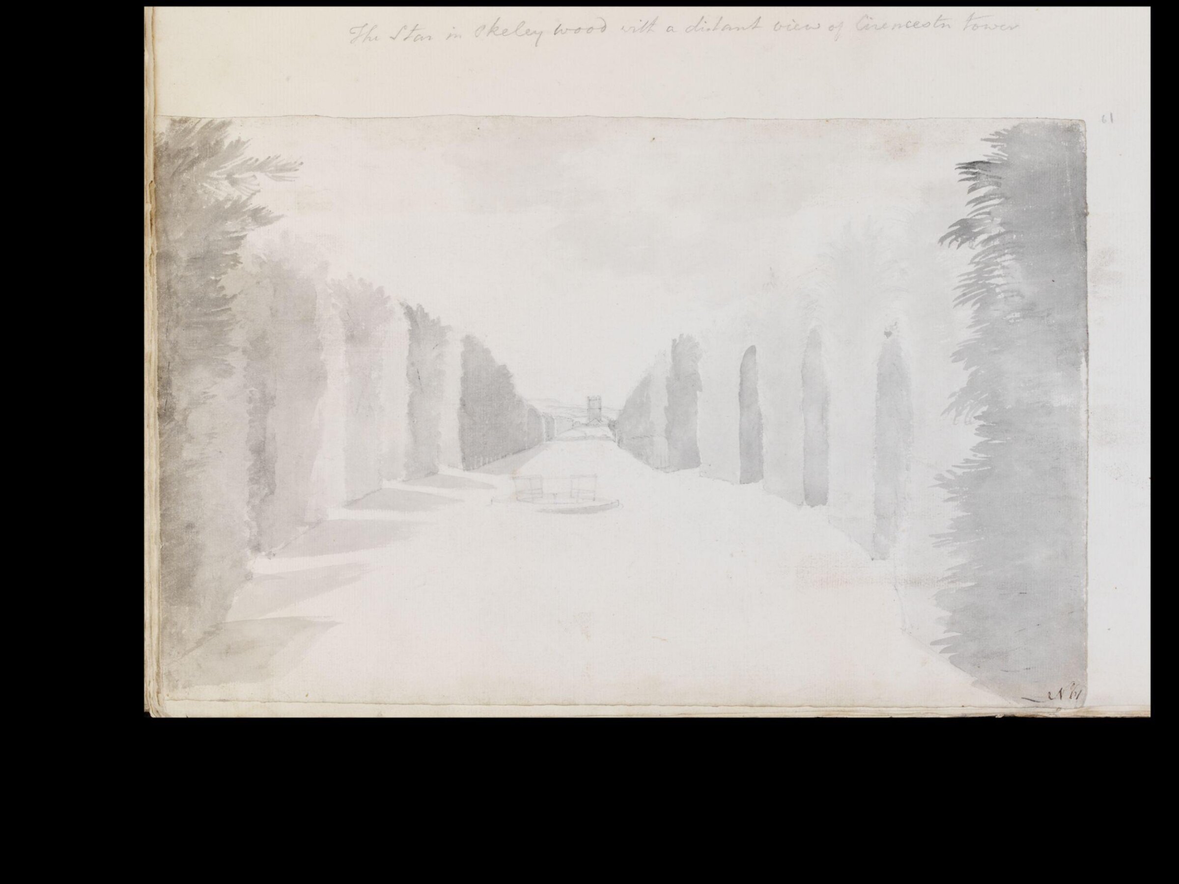 Drawing, Thomas Robins, 18th century