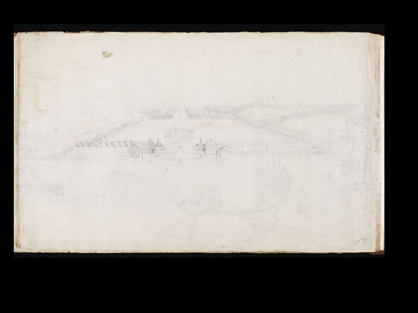 Drawing, Thomas Robins, ca. 1760