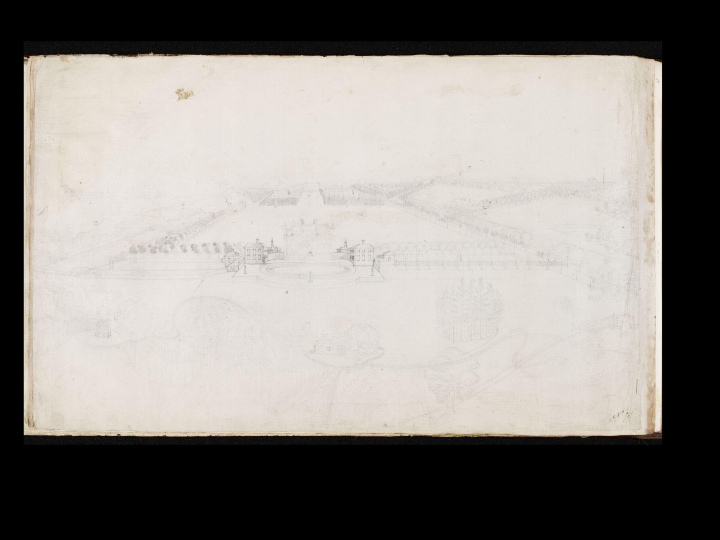 Drawing, Thomas Robins, ca. 1760