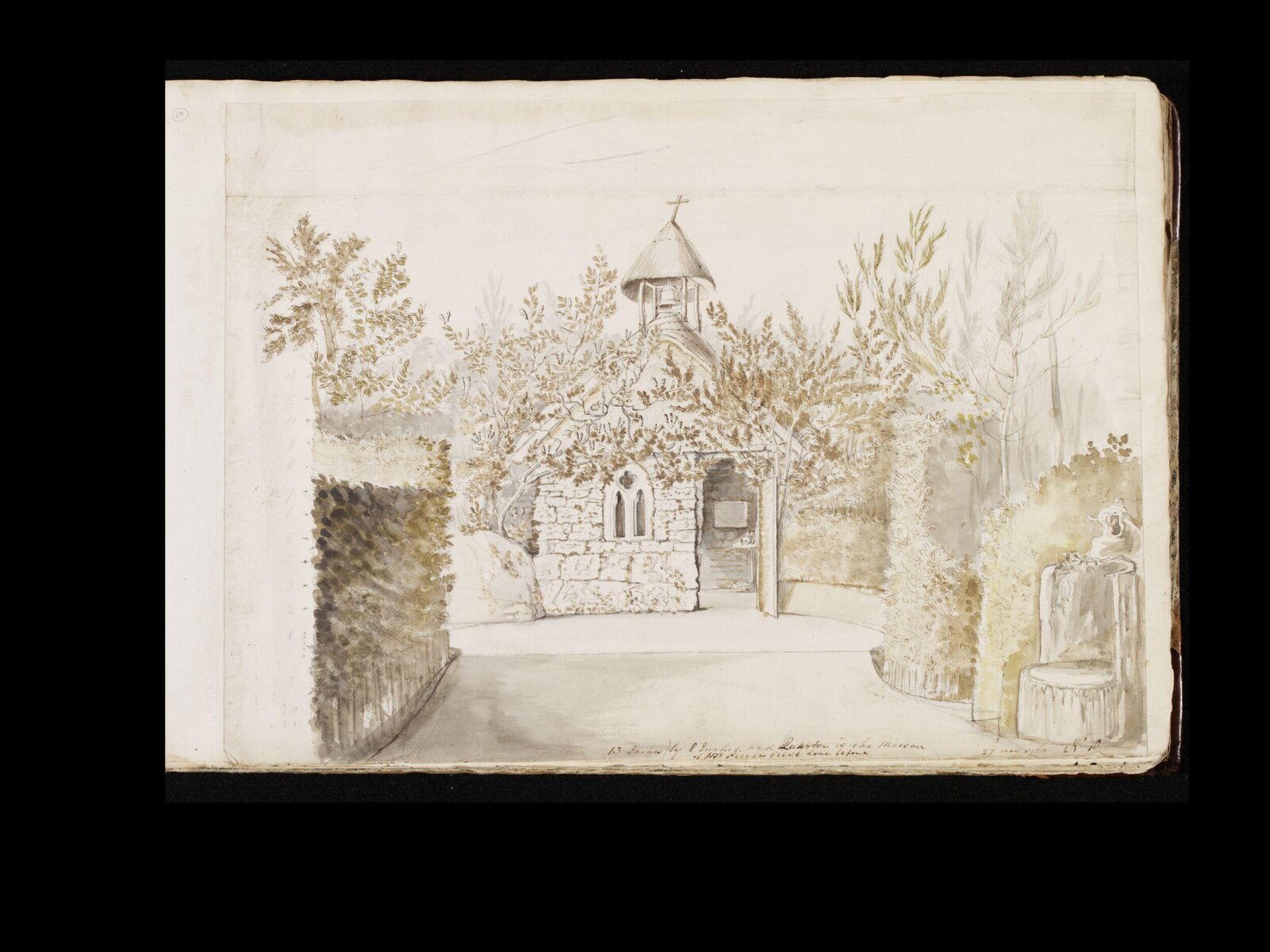 Drawing, thomas robins, 27/05/1760