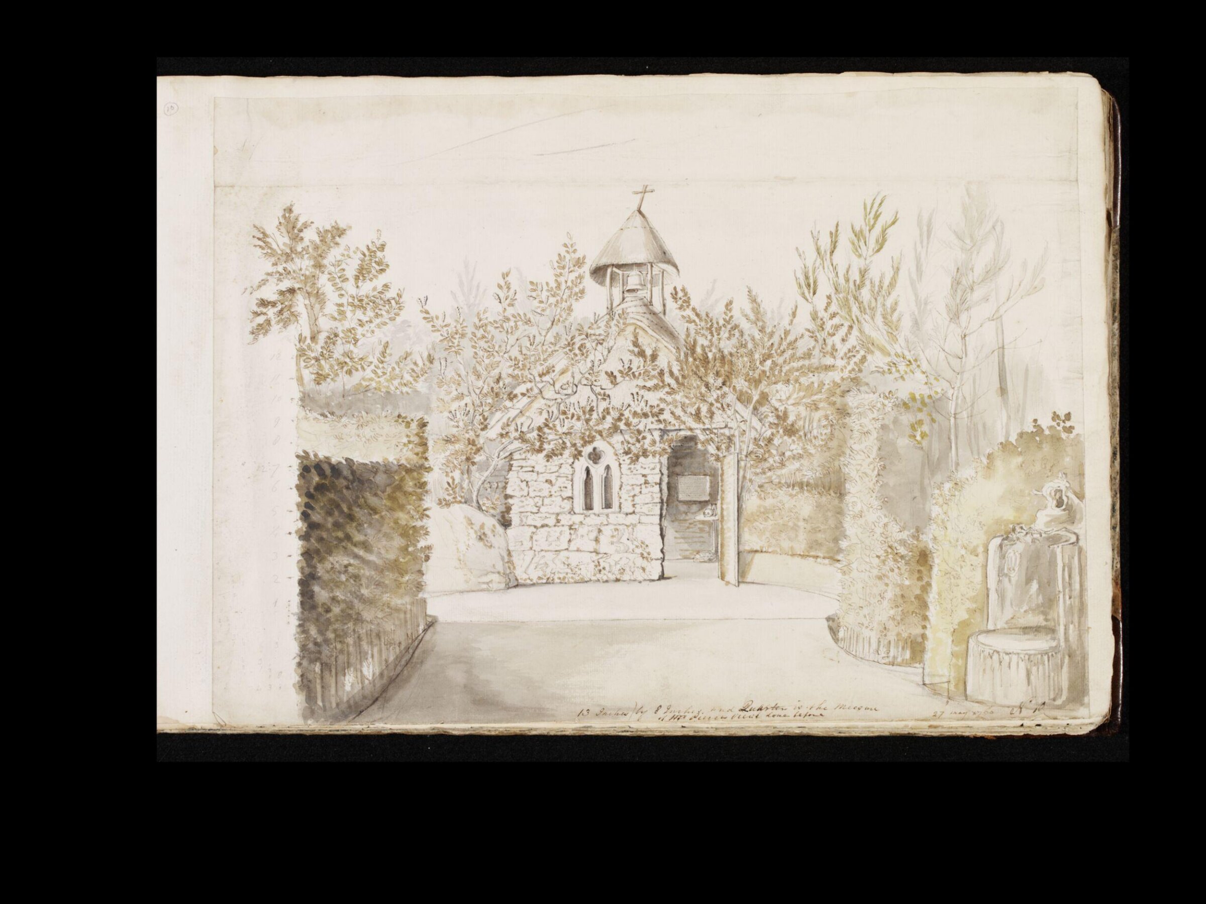 Drawing, thomas robins, 27/05/1760