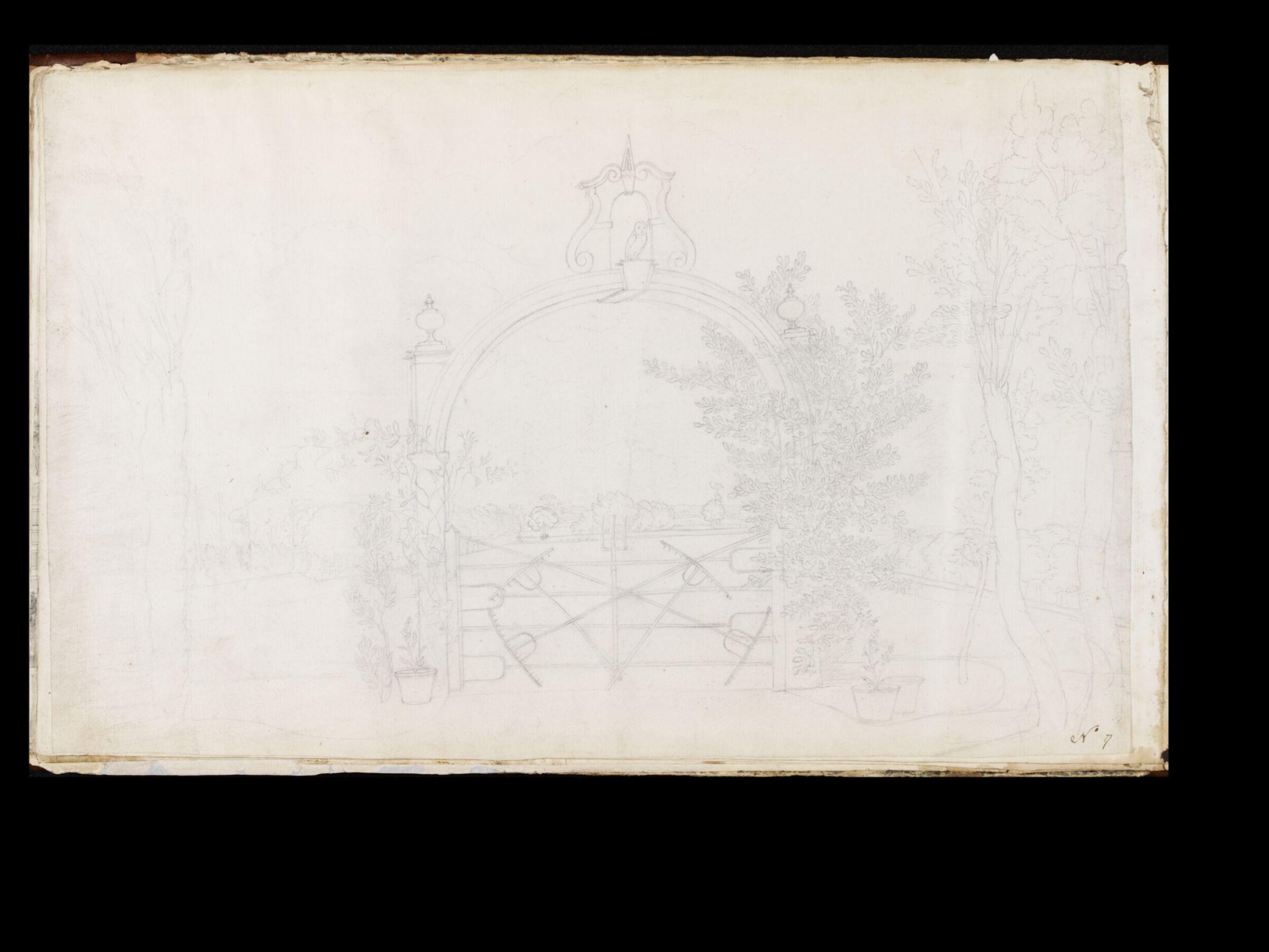 Drawing, Thomas Robins, 18th century