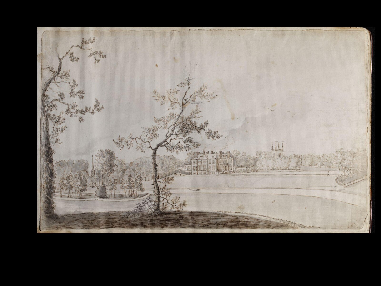 Drawing, thomas robins, 05/08/1754
