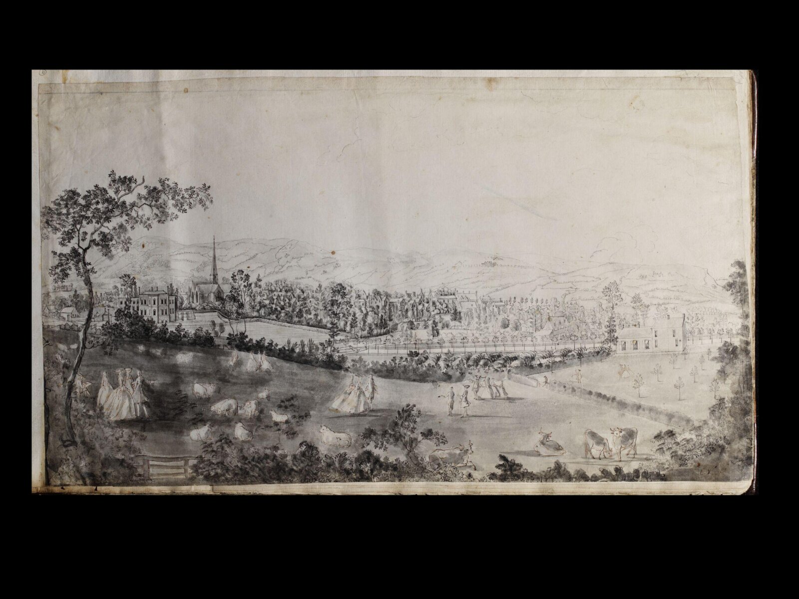 Drawing, Thomas Robins, 1748