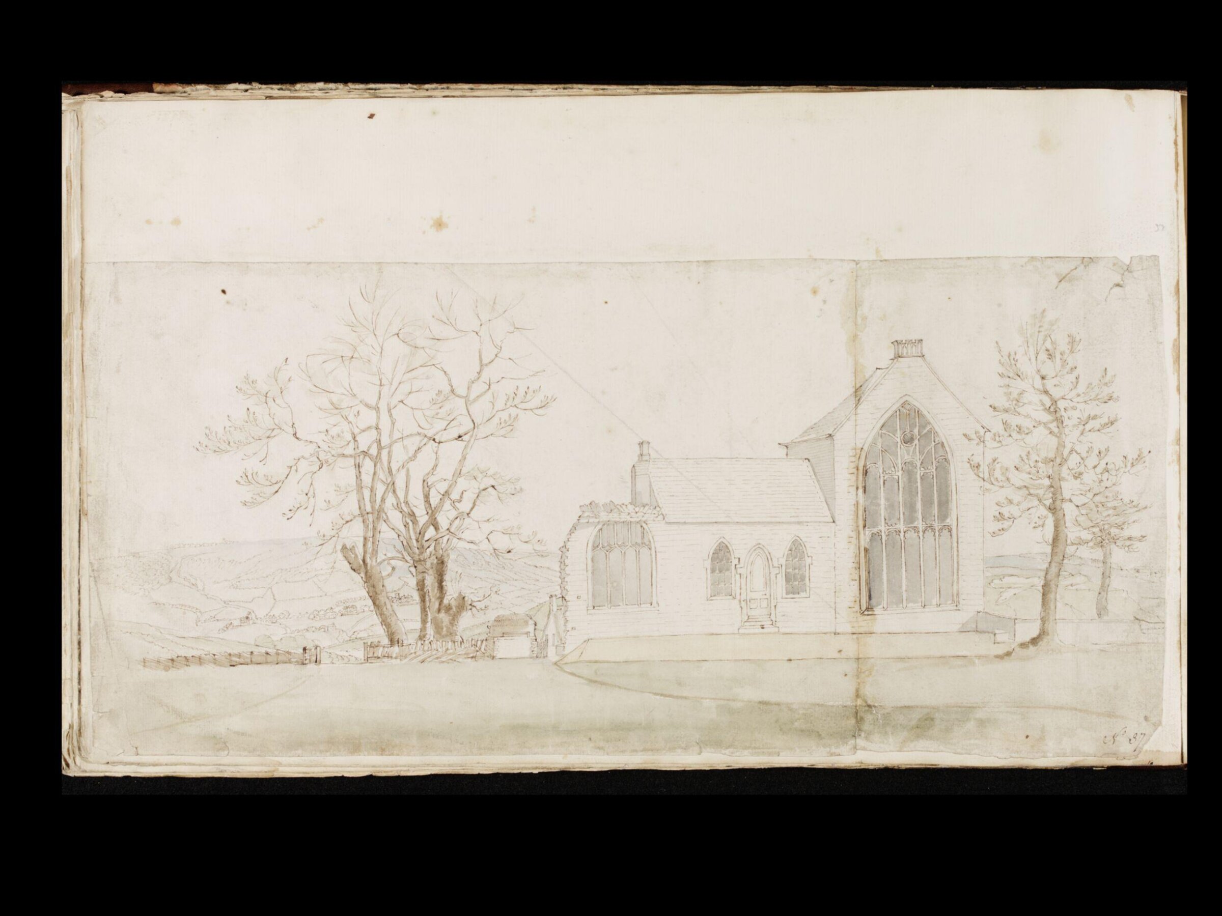 Drawing, t robins, 18th century