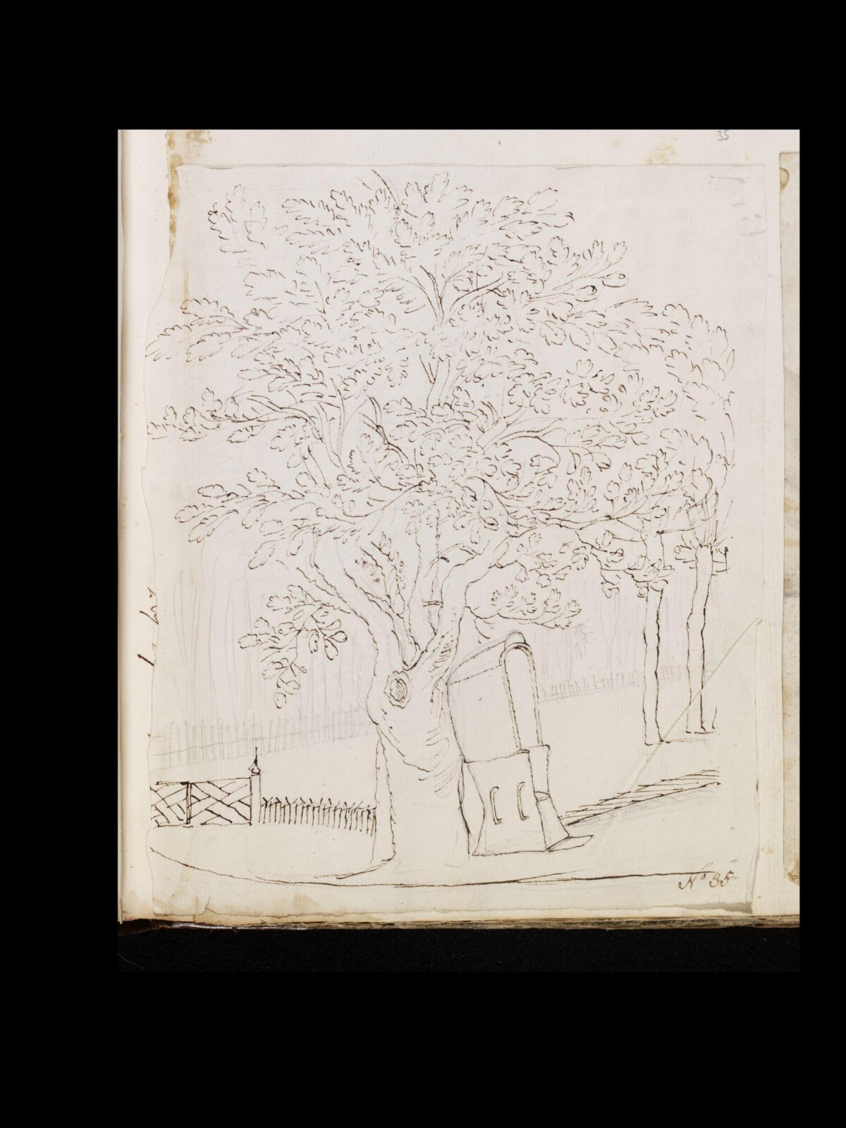 Drawing, t robins, 18th century