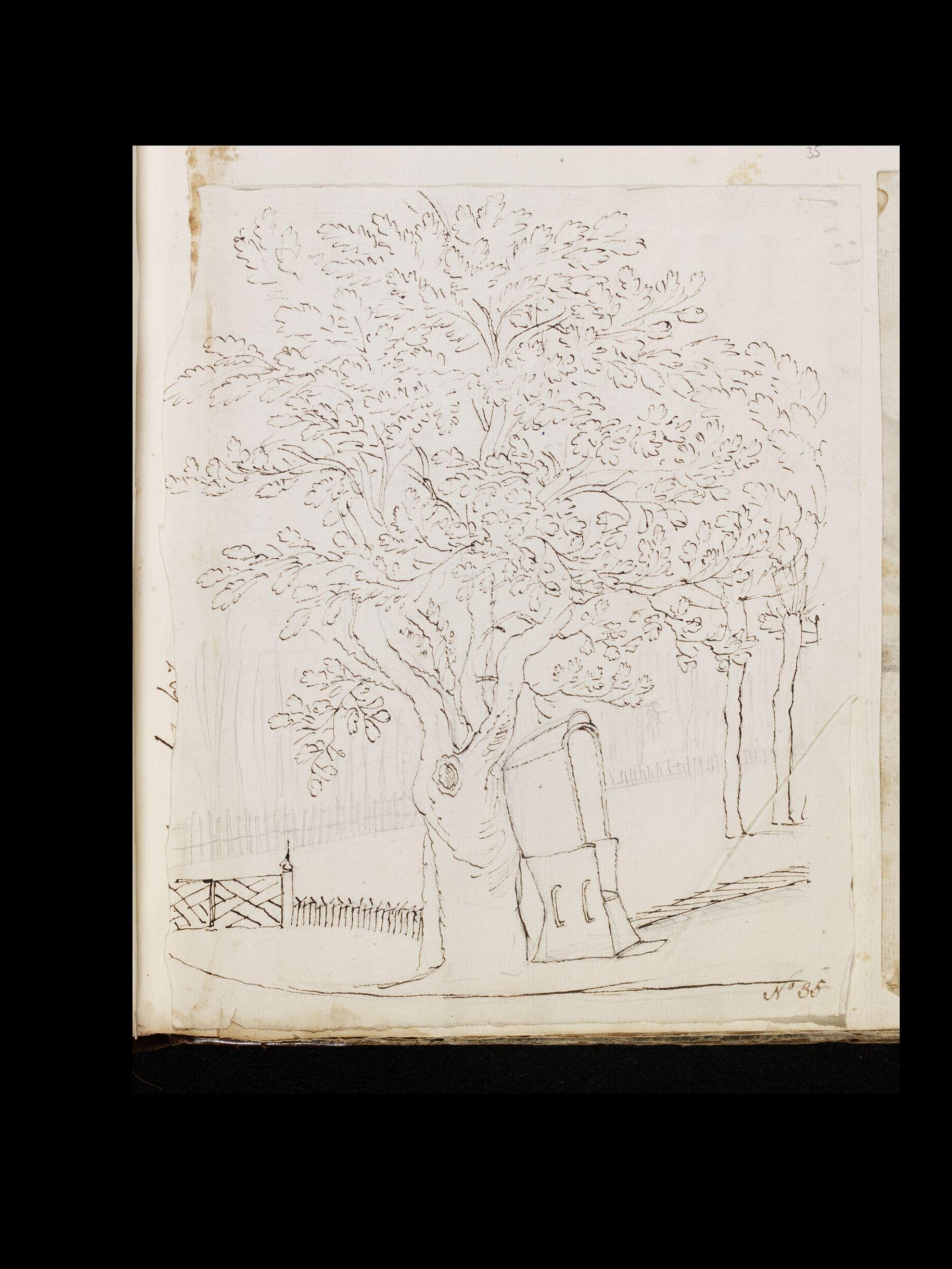 Drawing, t robins, 18th century