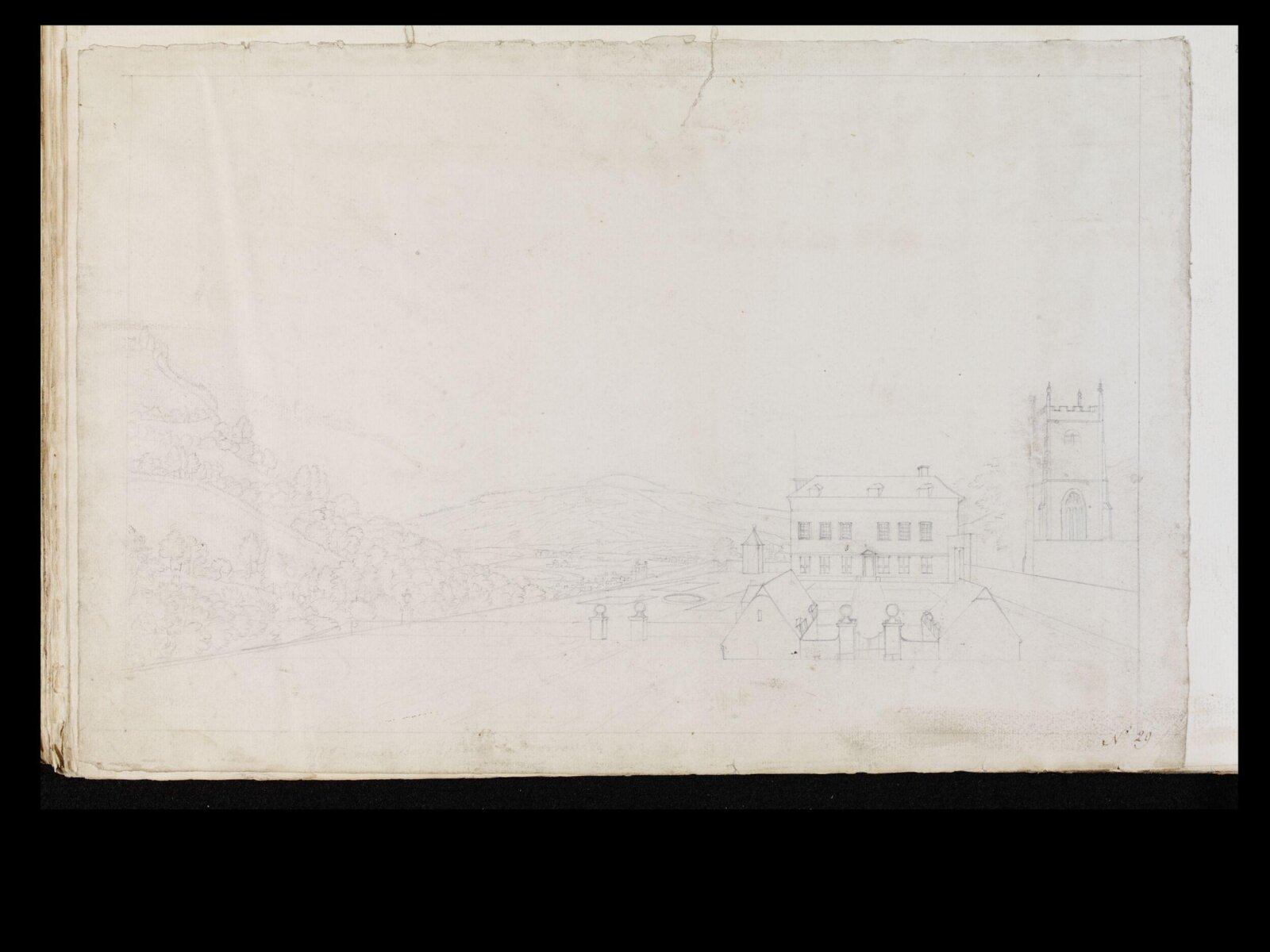 Drawing, t robins, 18th century