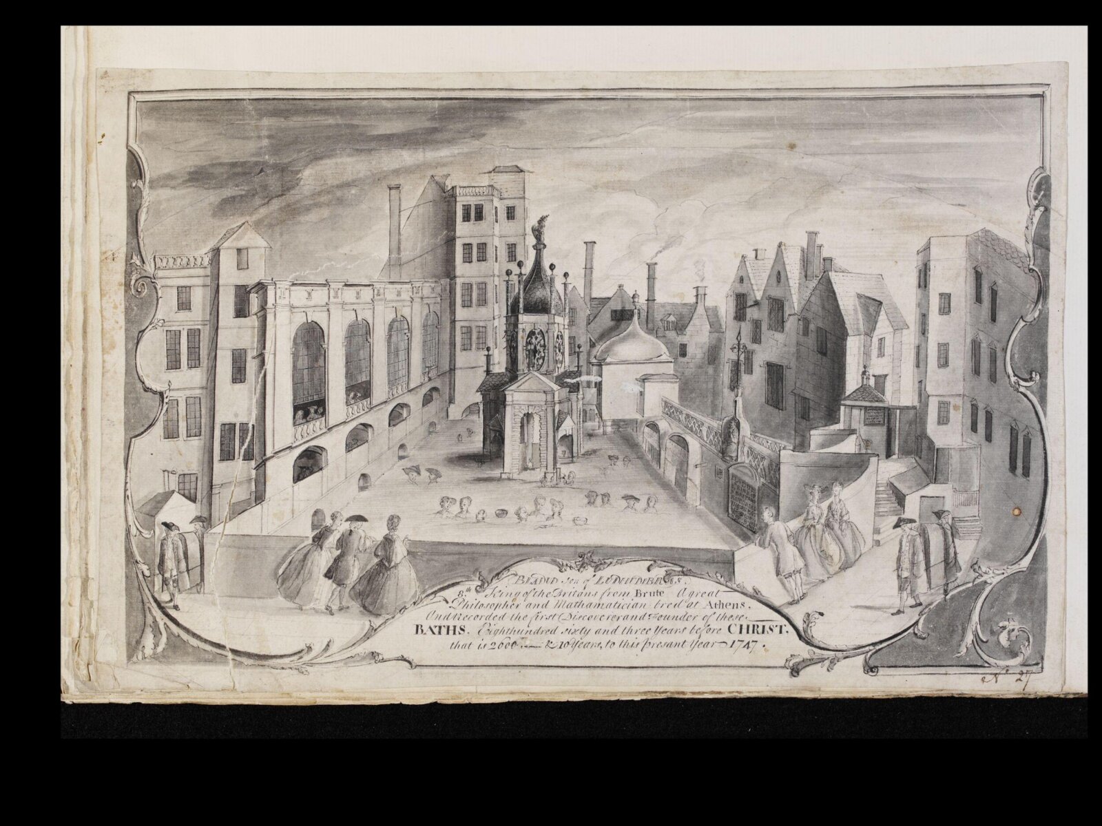Drawing, t robins, 1747