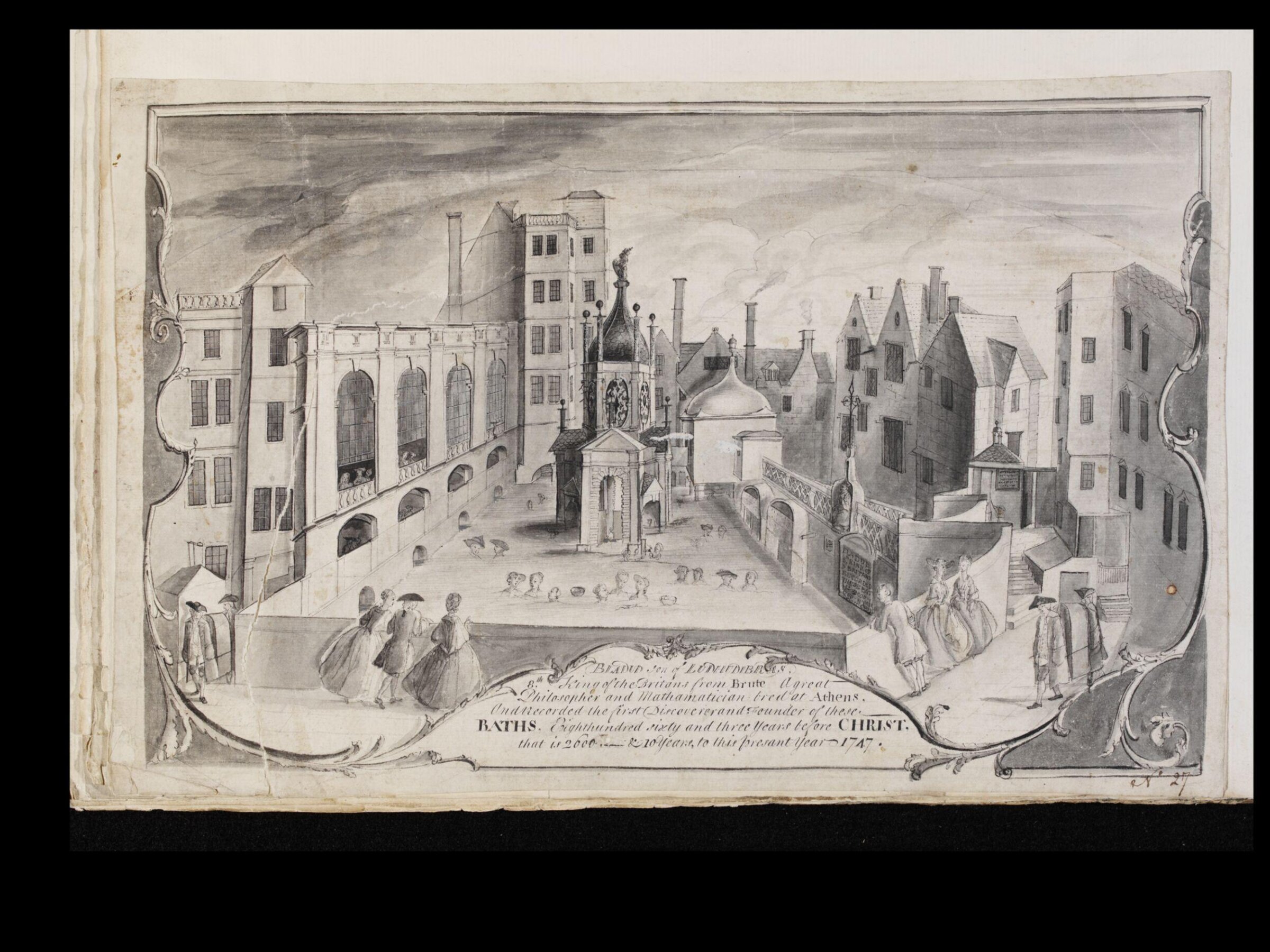 Drawing, t robins, 1747