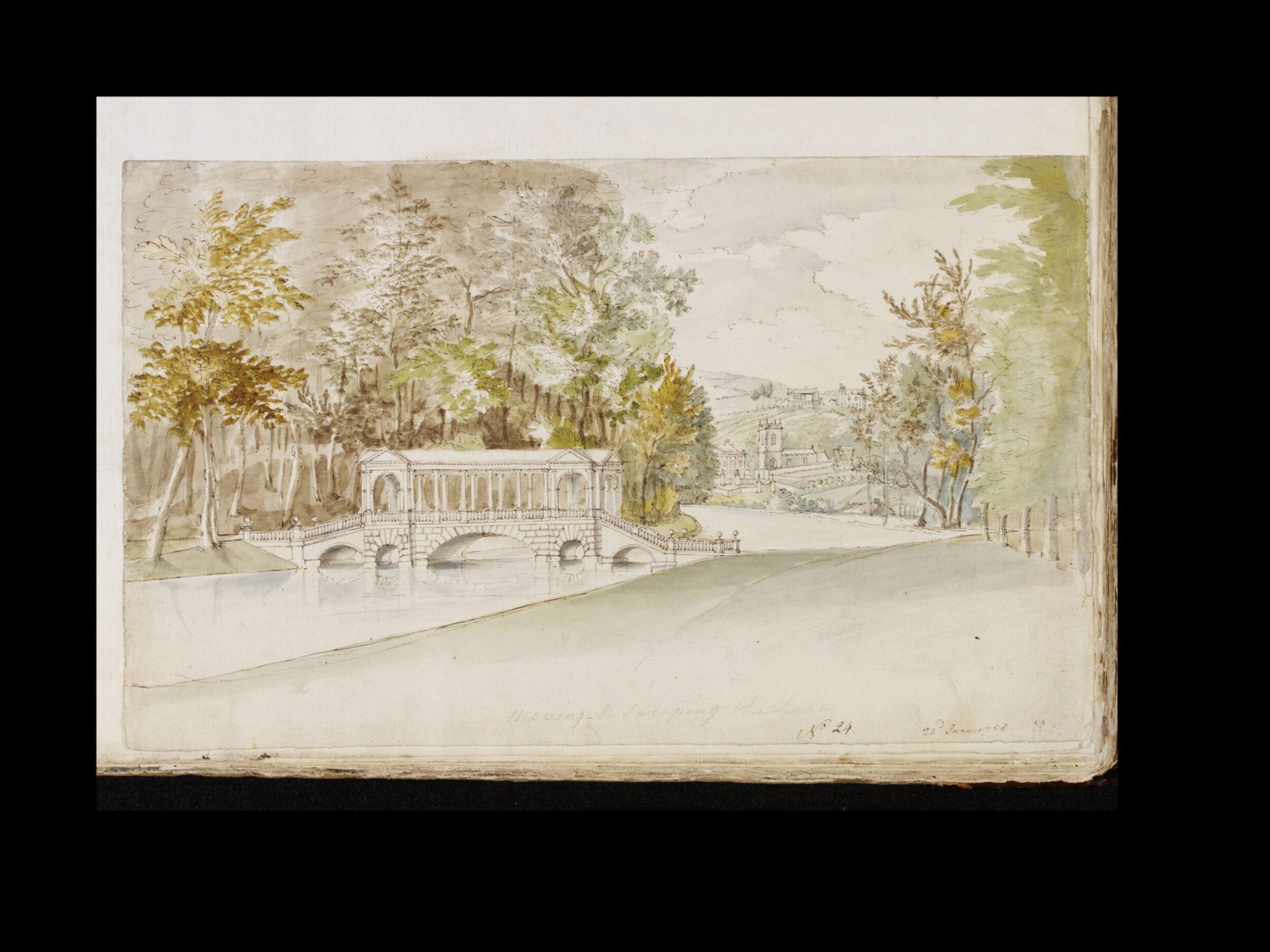 Drawing, t robins, 23/06/1758
