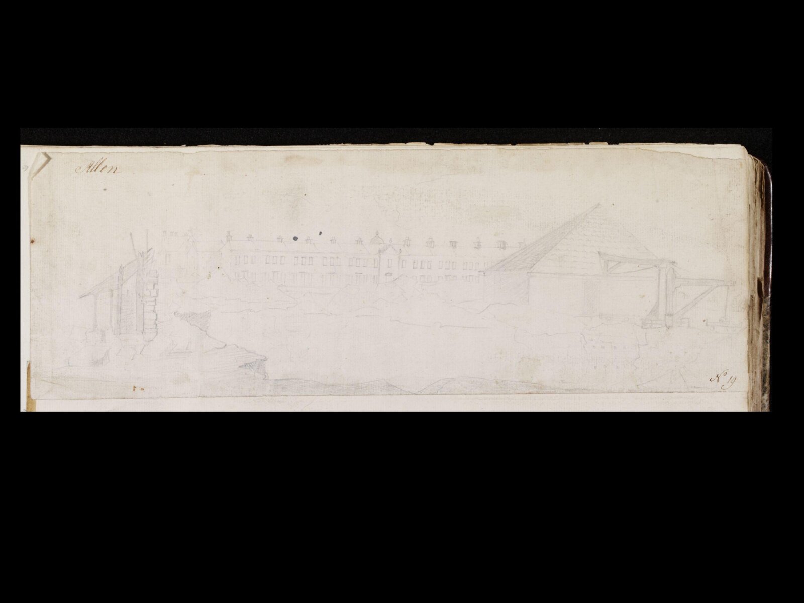 Drawing, t robins, 18th century