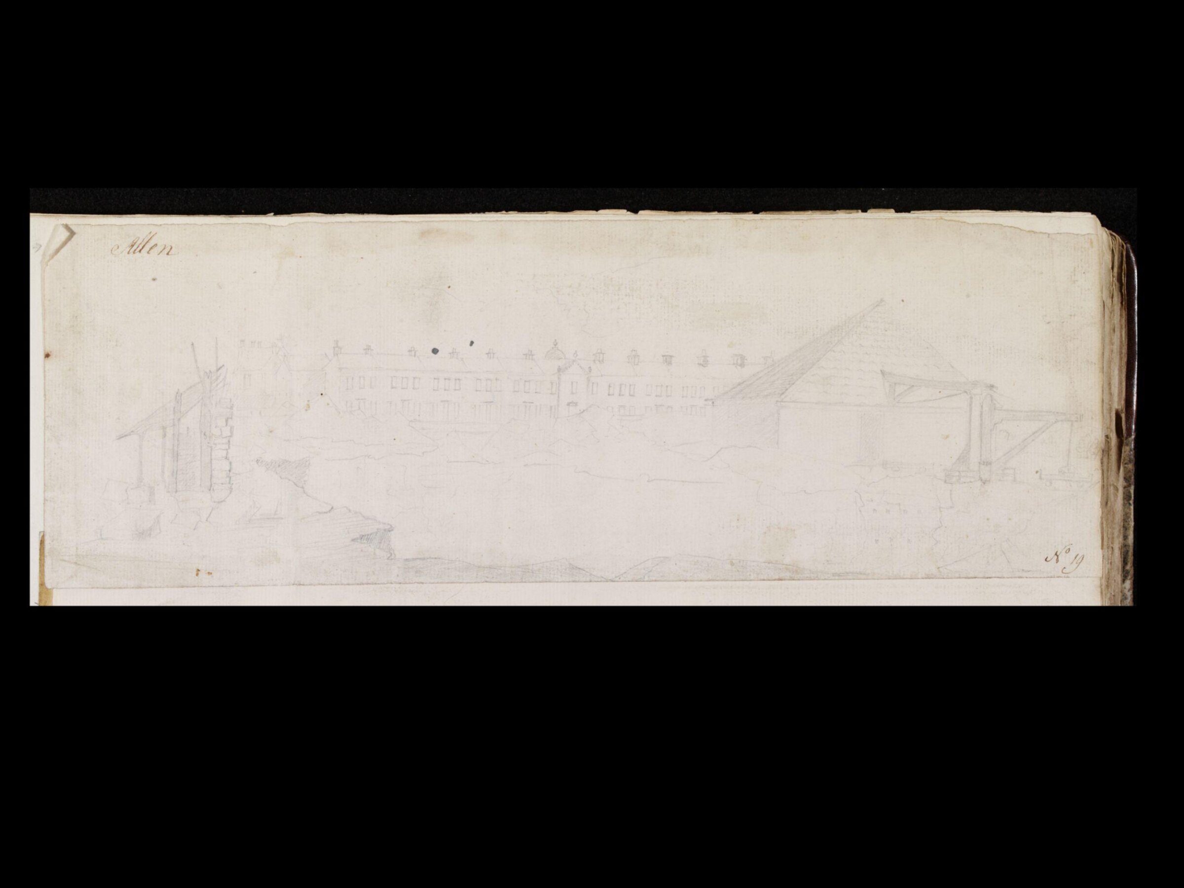 Drawing, t robins, 18th century