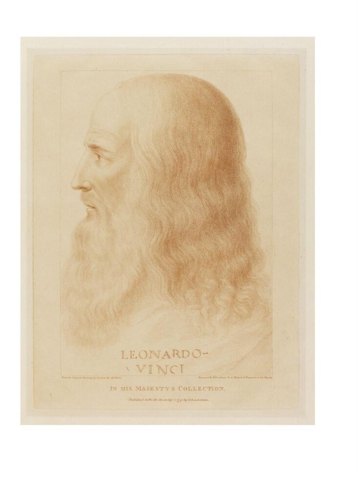 Portrait of Leonardo da Vinci, after a self portrait top image