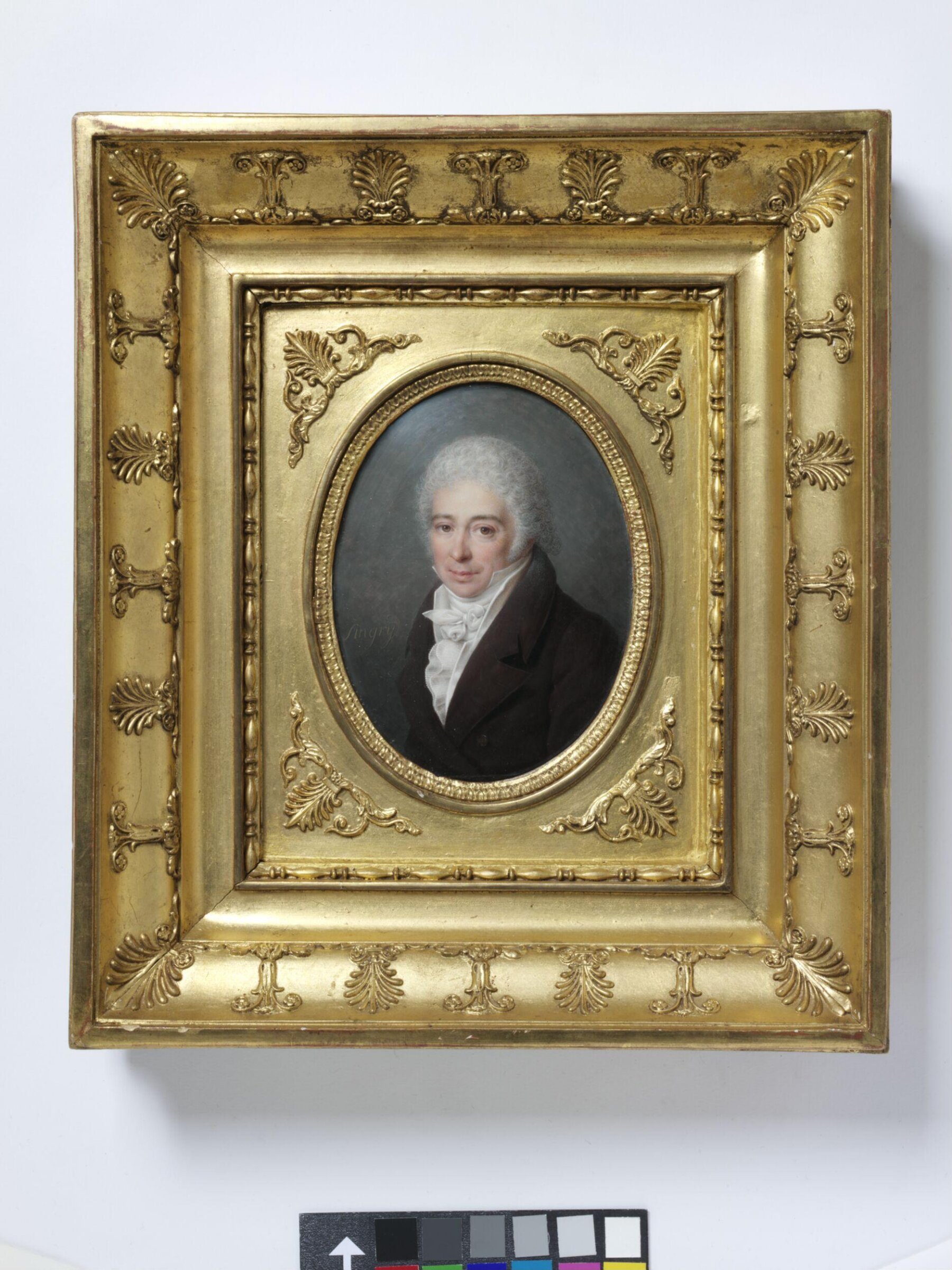 Portrait of Abraham-Joseph Latue de Fleury, Jean-Baptiste Singry, early 19th century