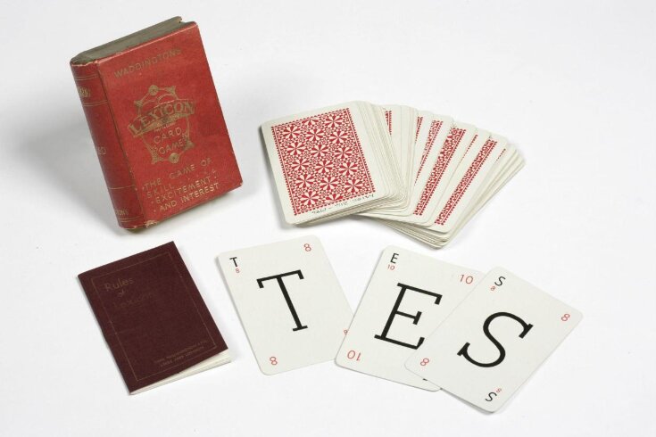 Lexicon Card Game Vintage Waddingtons Lexicon with instructions 