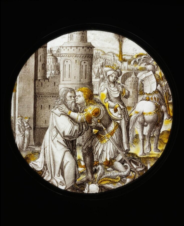 Saint George taking leave of the King of Selene top image