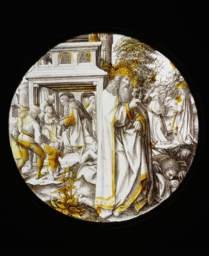 Scenes from the Life of Abraham (1530s) by Dirck Vellert