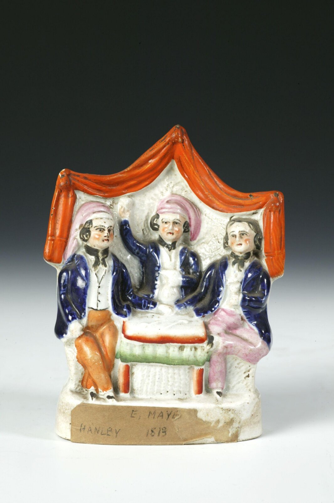 'Auld Lang Syne' figure group, ca. 1813