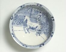 Wedgwood circus bowl decorated by Thérèse Lessore thumbnail 1