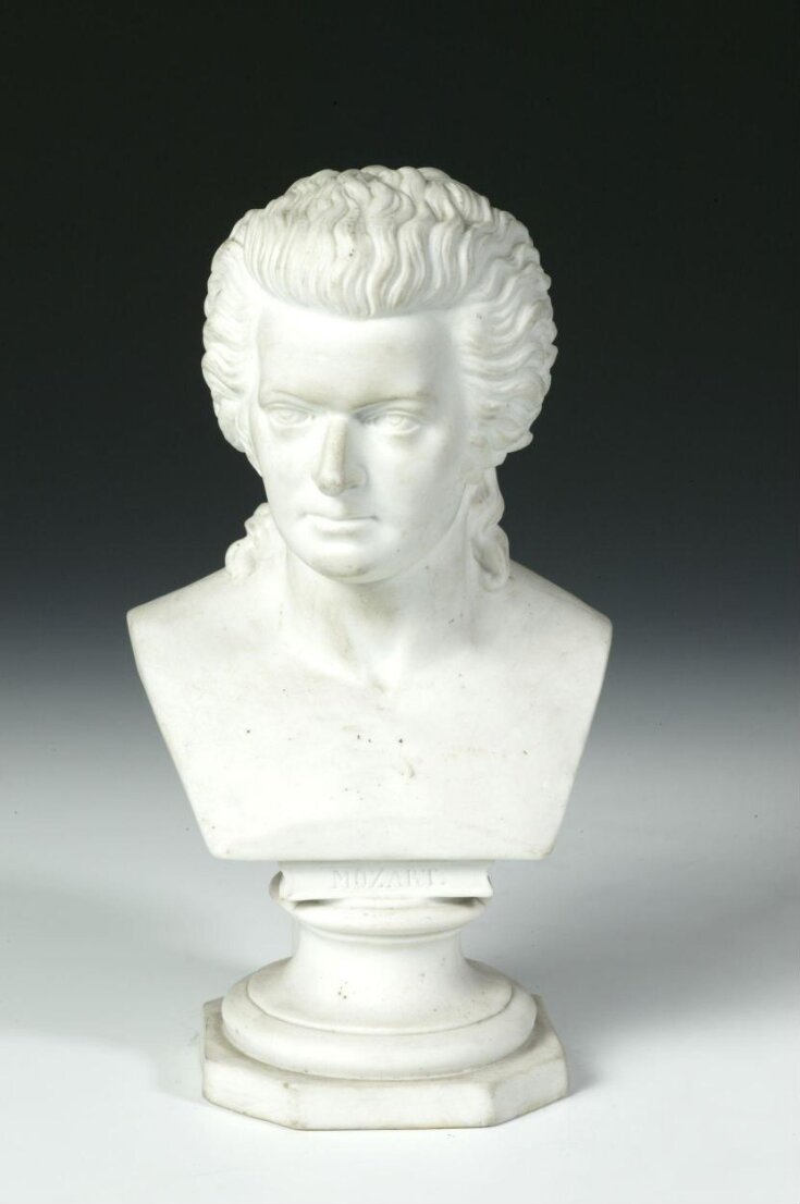 Bust of Wolfgang Amadeus Mozart (1756-1791) top image