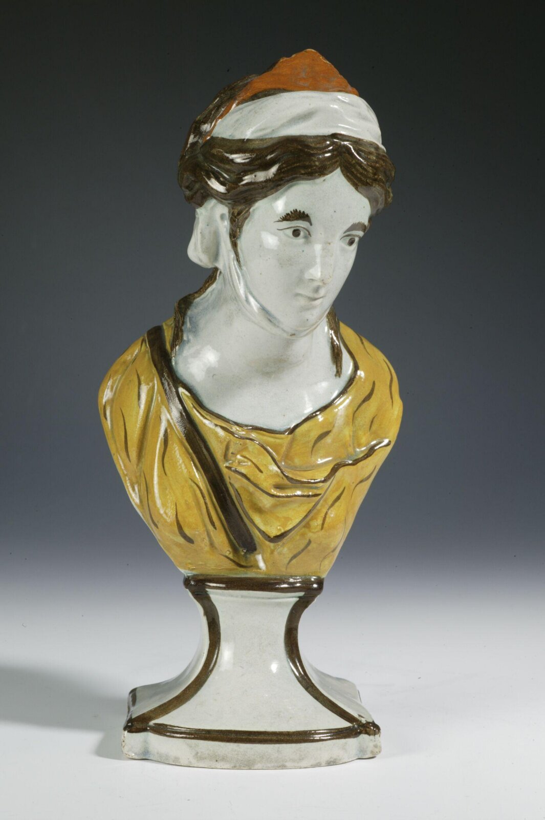 Bust, probably of Sarah Siddons, mid 19th century