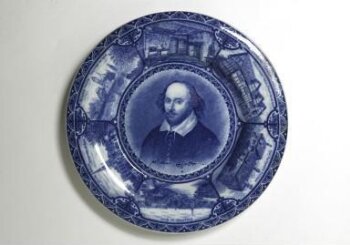 Shakespeare souvenir plate