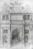 Design for a triumphal arch in honour of Pope Clement VII thumbnail 2