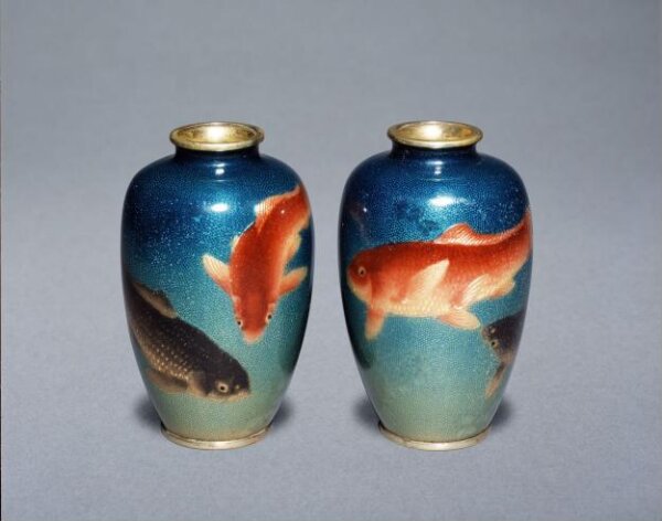 33×46㎝「和室2」油彩・原画・P8 33×46㎝「和室2」油彩・原画・P8 Gray vase), Kawasaki Tsuyoshi