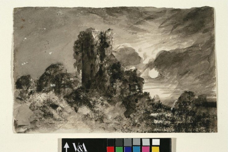 Design for an illustration to Gray's 'Elegy', Stanza III. top image