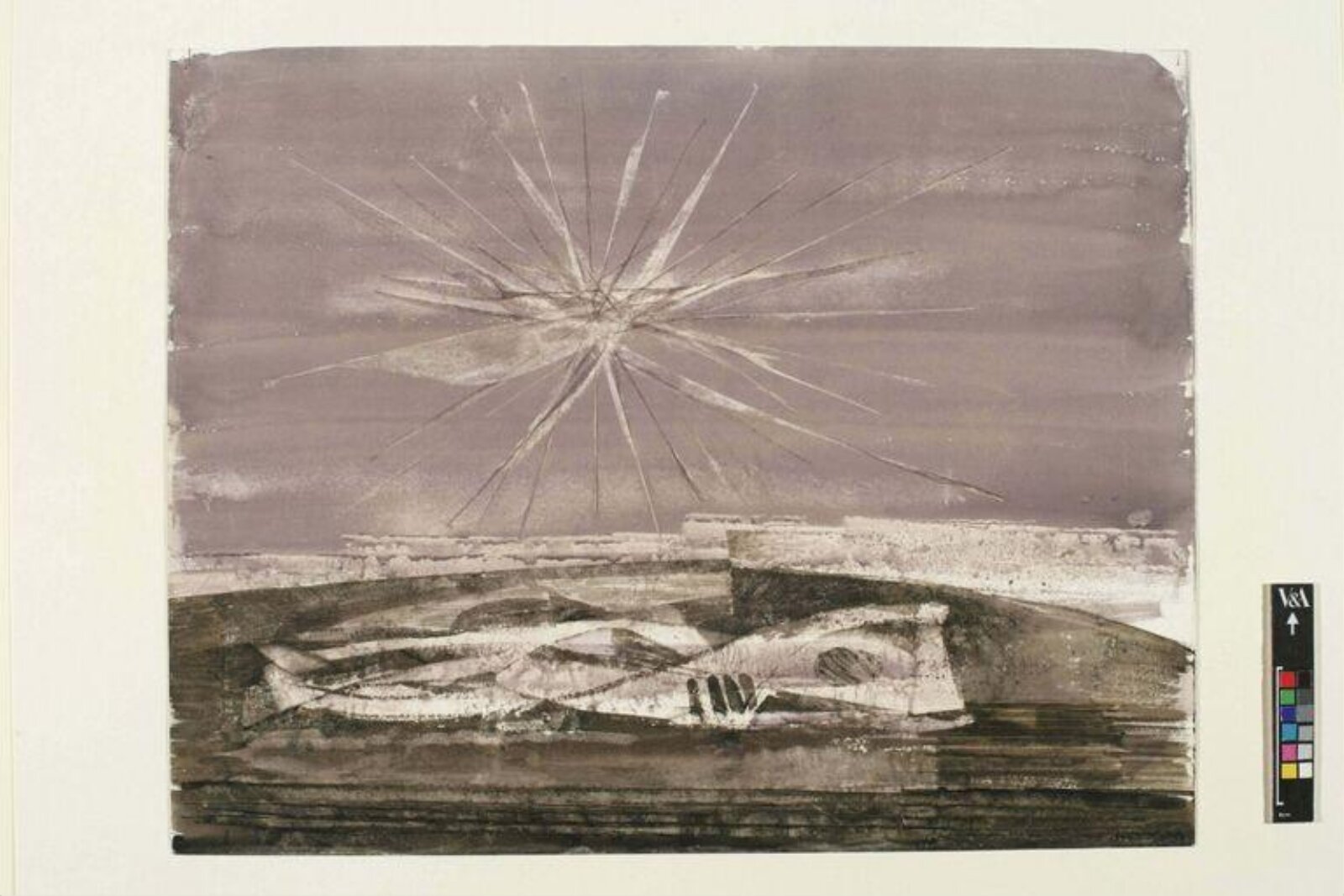 Nocturnal landscape, Prunella Clough, ca. 1946
