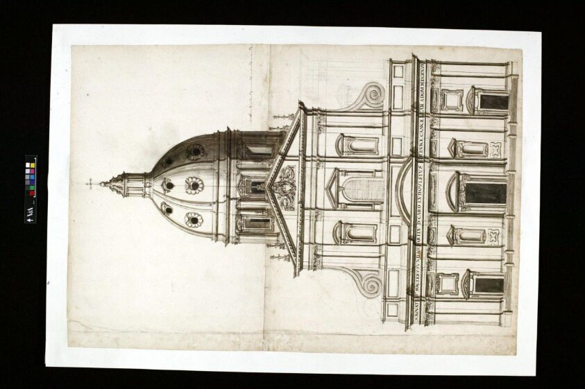 Architectural design (second quarter 17th century) by Raniero Grassi