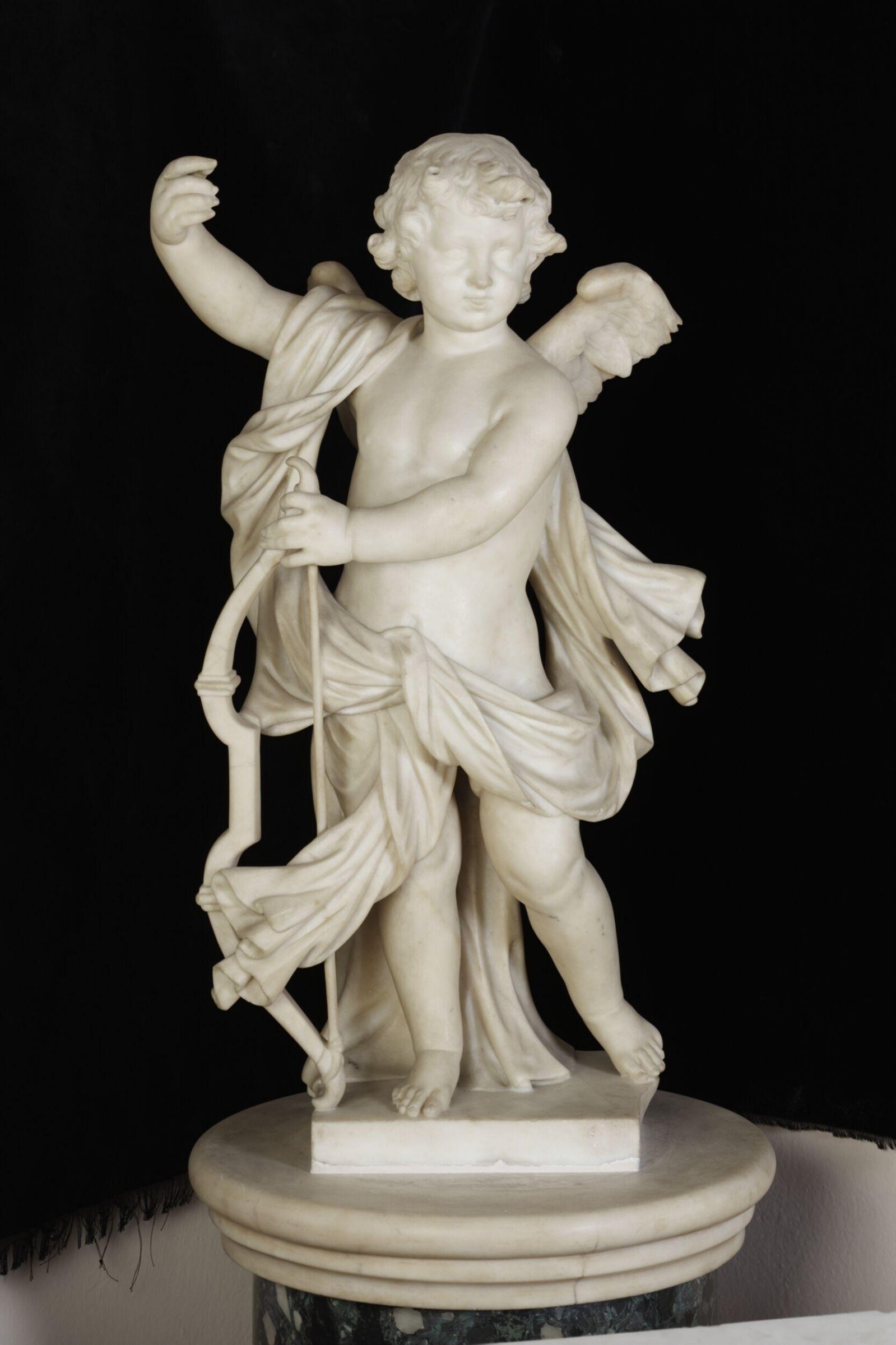 Cupid holding a bow, Jan Pieter Baurscheit The Younger, about 1725-50