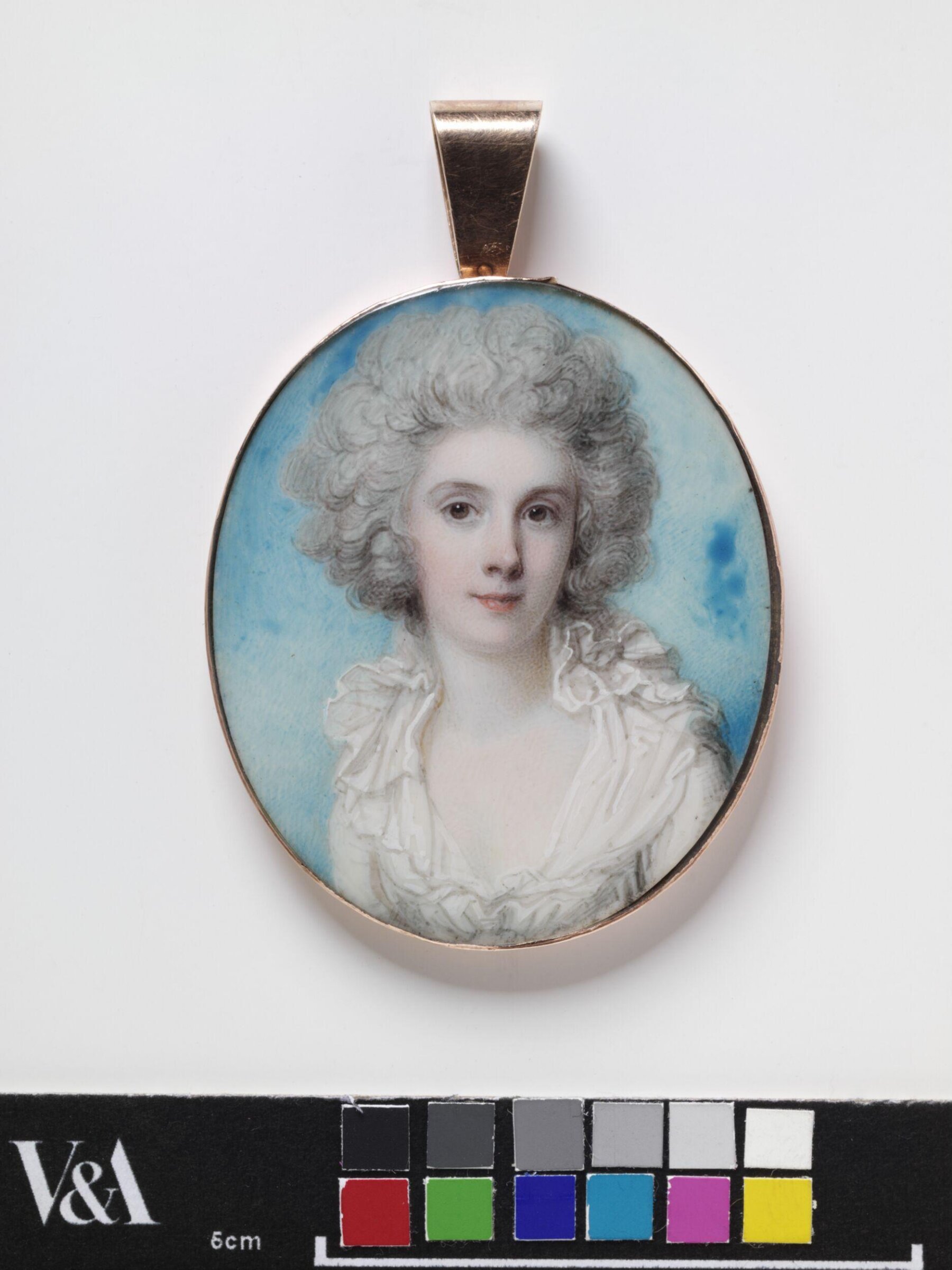 Portrait miniature of an unknown woman, perhaps Henrietta Lady Pulteney, Richard Cosway, ca. 1790 - ca. 1810