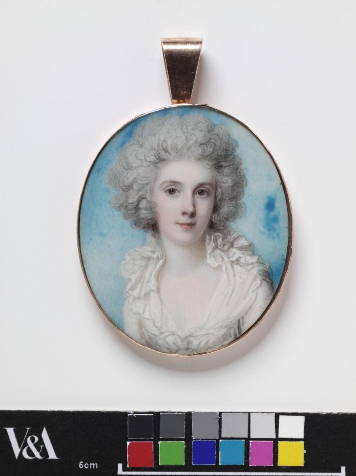 Portrait miniature of an unknown woman, perhaps Henrietta Lady Pulteney top image