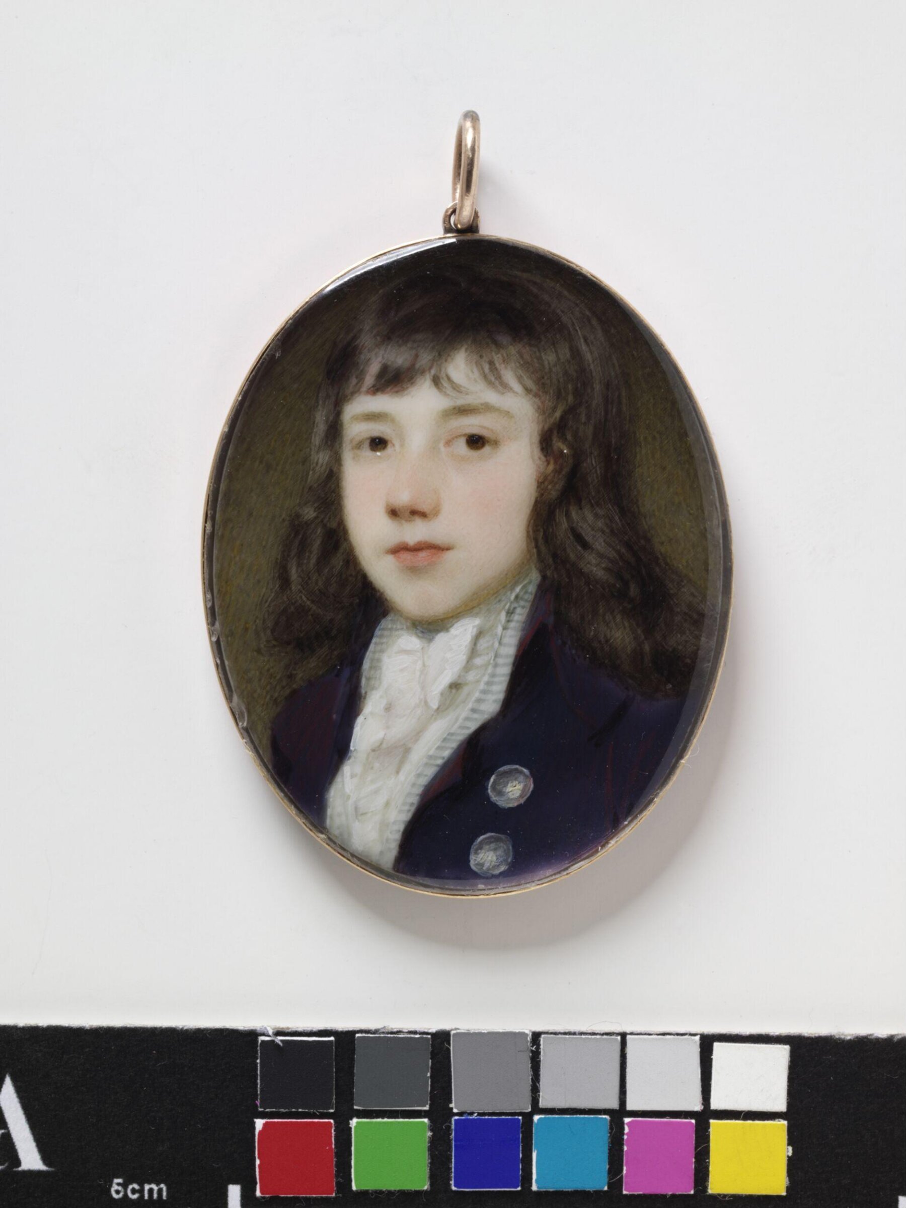 Portrait miniature of H.R.H. The Duke of Sussex as a boy, Richard Collins, 1789