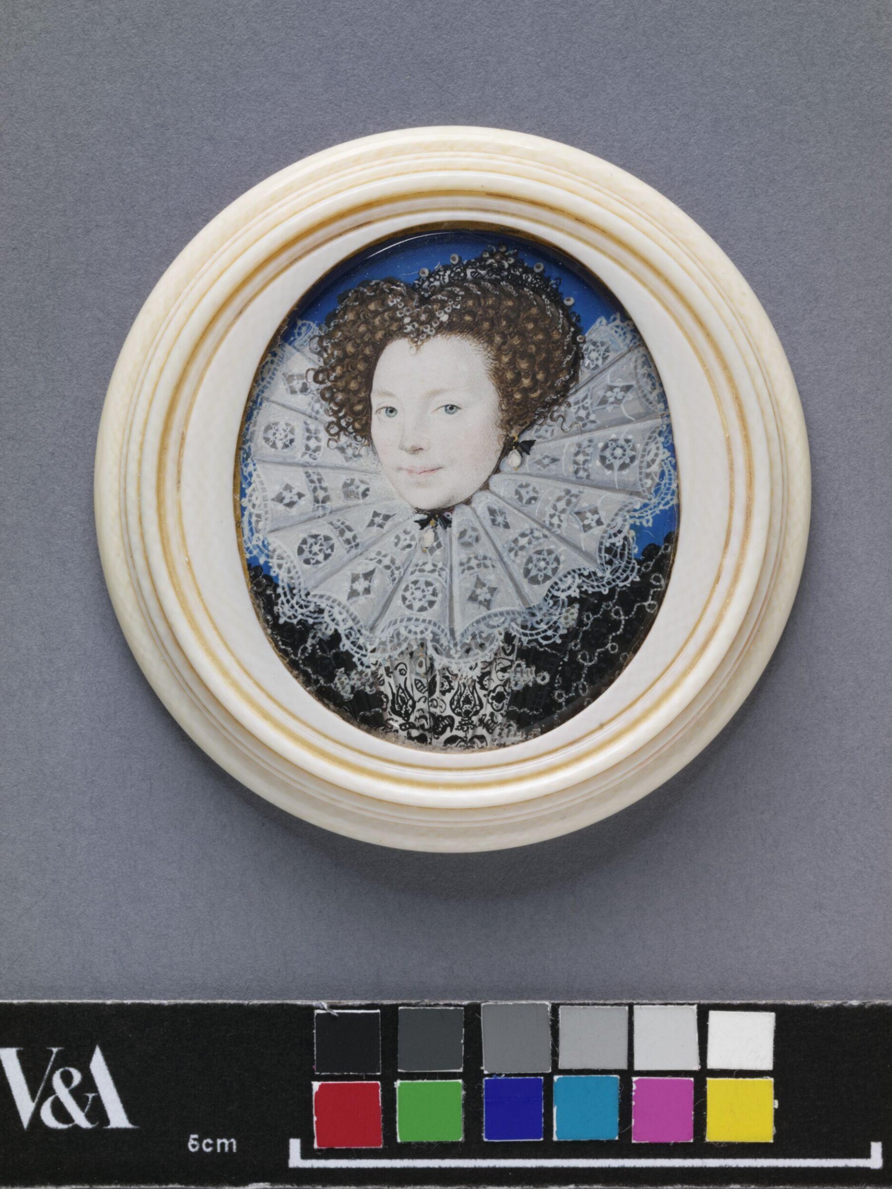 Portrait of an unknown woman, Nicholas Hilliard, 1585-1590