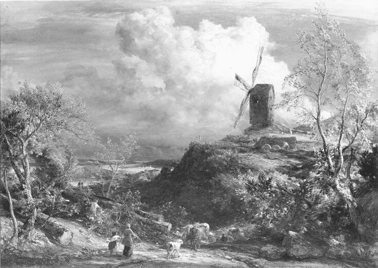 Landscape with Windmill top image