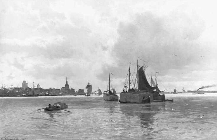 Dordrecht, with shipping on the Meuse top image