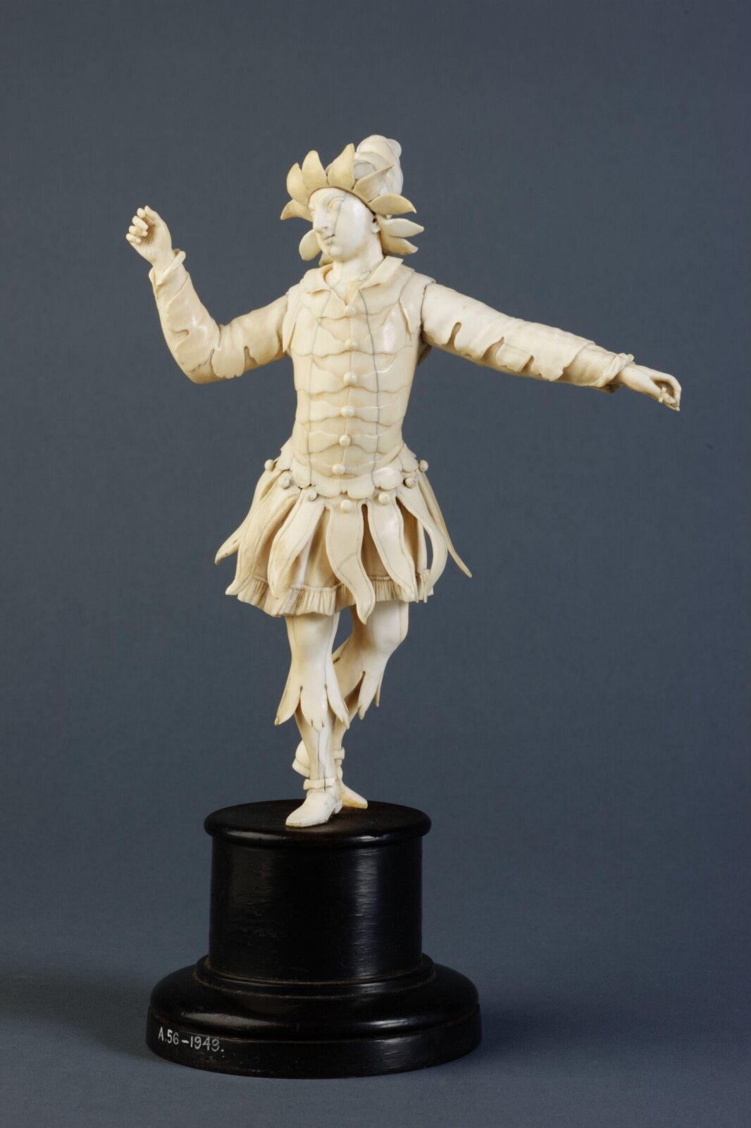 Character from the Commedia dell'arte, ca. 1900