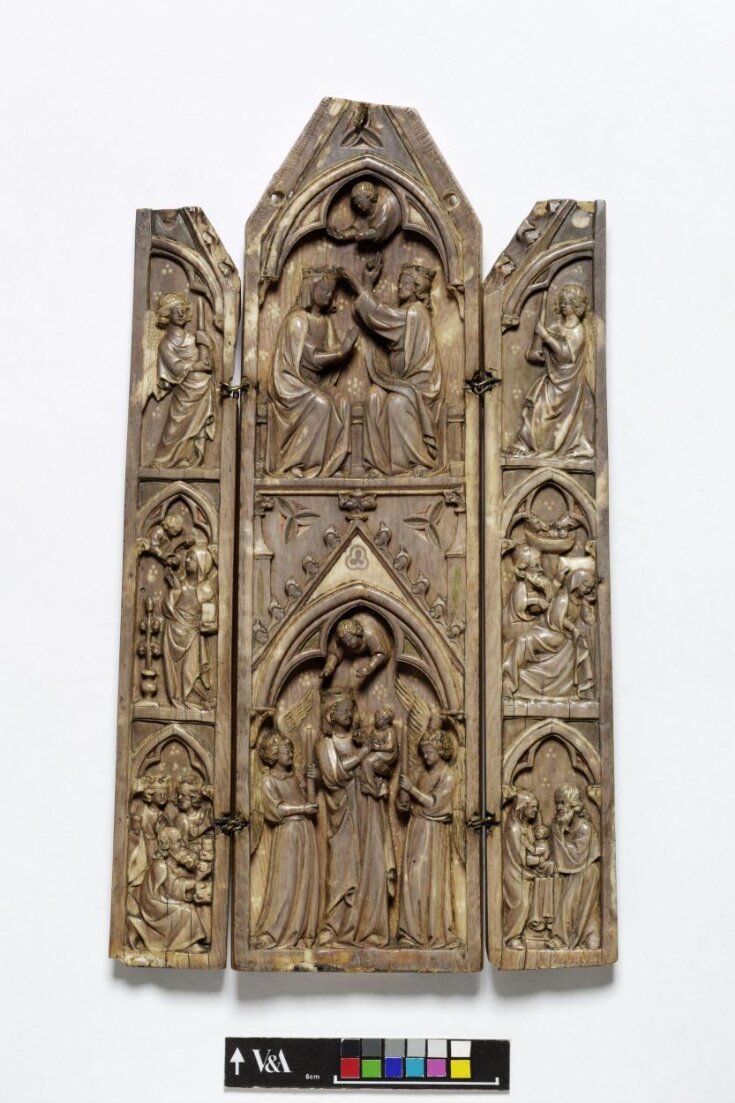 Virgin and Child, the Coronation of the Virgin and scenes from the Nativity top image