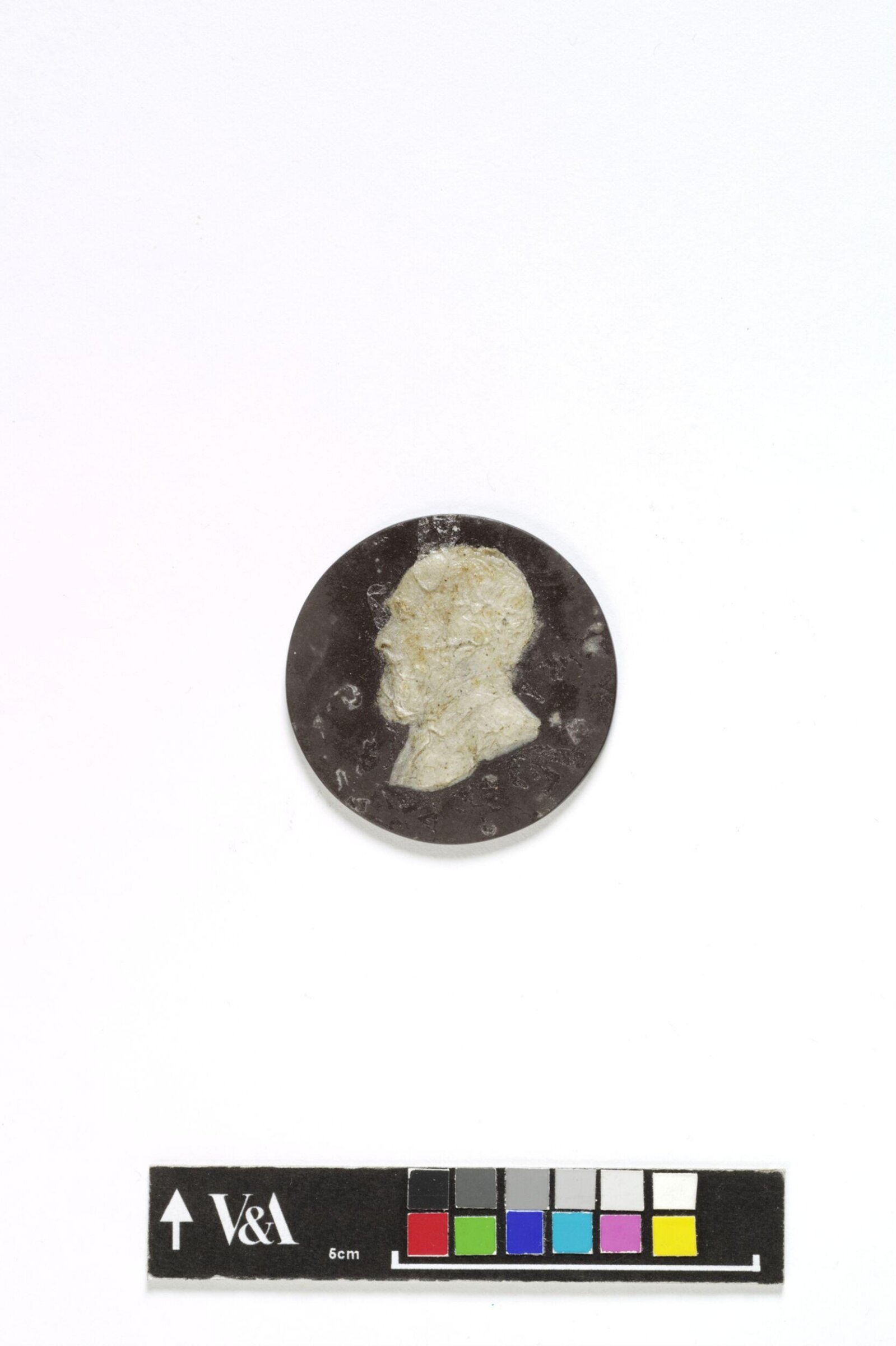 Head of bearded man, George Gammon Adams, ca. 1850