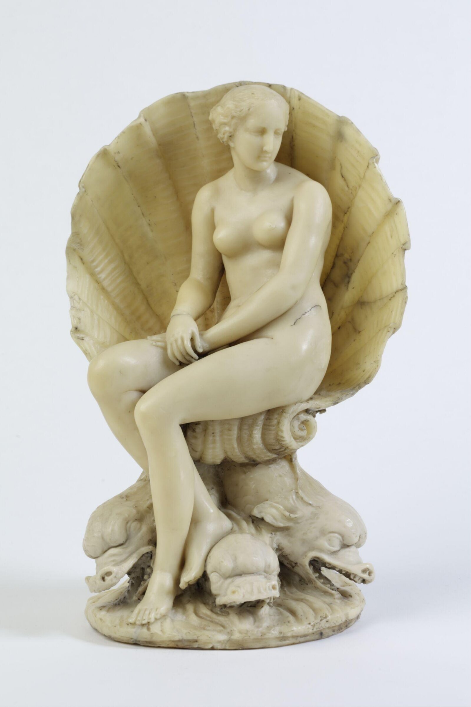 Statuette of a Nymph at the bath, Richard Cockle Lucas, 19th century