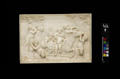 Bacchanalian infants playing with a donkey, after François Du Quesnoy, ca. 1650-1670