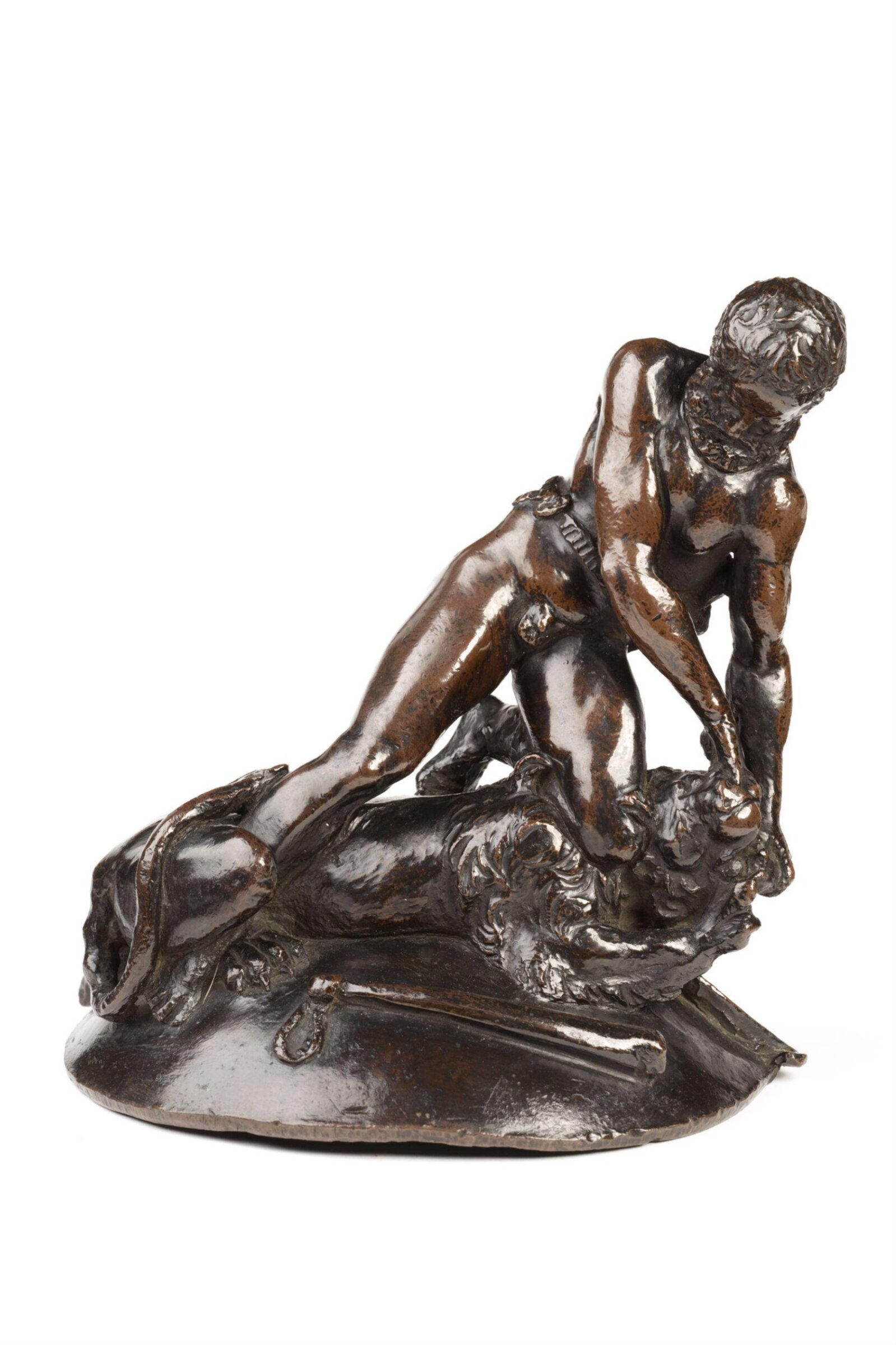 Hercules and the Nemean Lion, Giovanni Francesco Rustici, first quarter 16th century